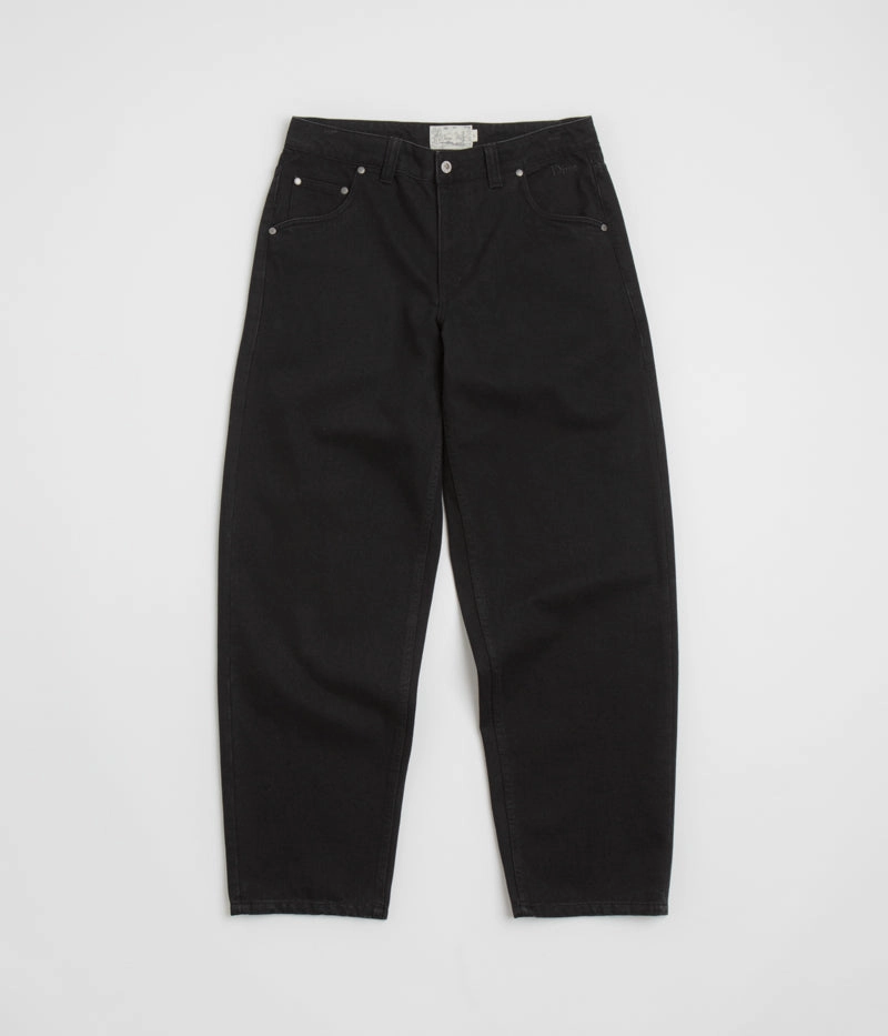 Comfortable Waistband DurableReinforcedMaterial Dime Classic Baggy Jeans - Black