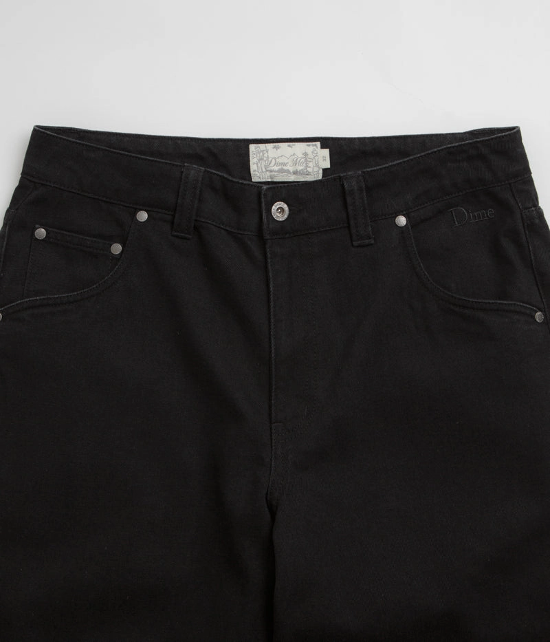 Dime Classic Baggy Jeans - Black FlexibleStretchWeave
