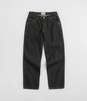 Dime Classic Relaxed Jeans - Black Washed Tagless Design Flexible Fit