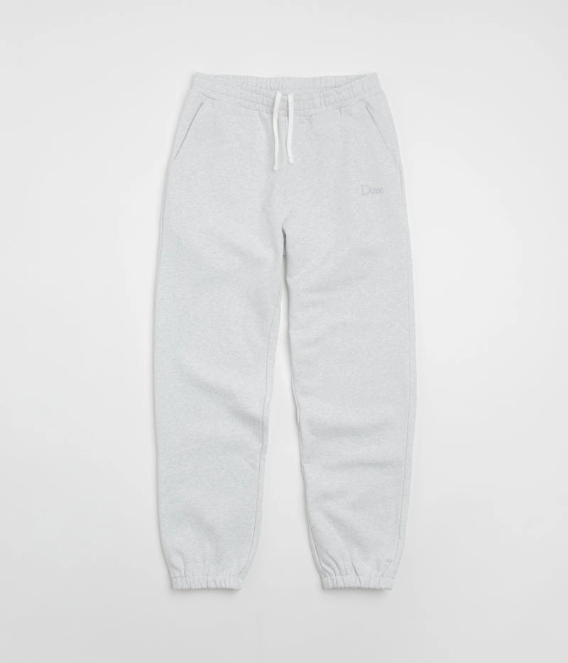 Dime Classic Small Logo Sweatpants - Ash Abrasion ResistantPanels Double Layered Edging