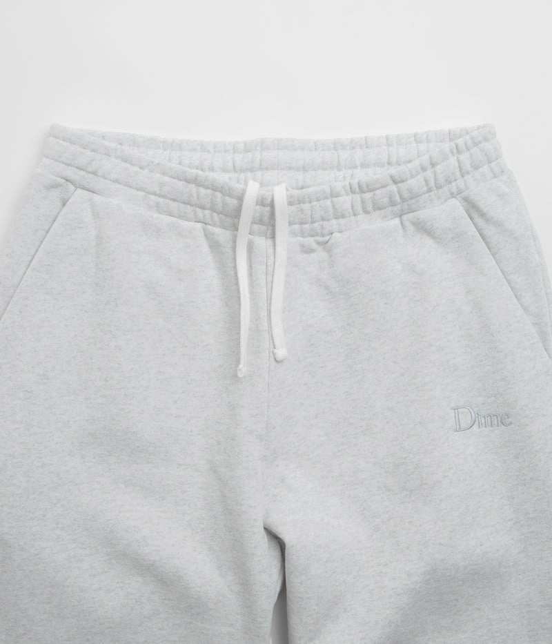 Dime Classic Small Logo Sweatpants - Ash Comfort Fit Quick Release Closure