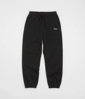TaperedLeg Dime Classic Small Logo Sweatpants - Black