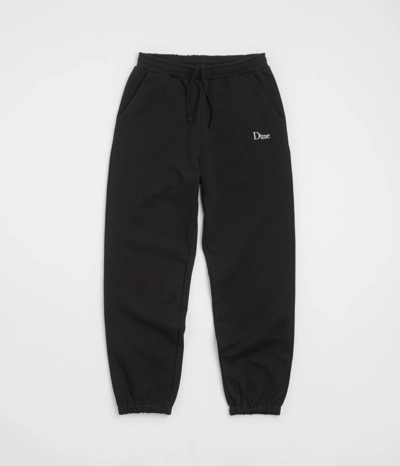 Reinforced Stress Points Dime Classic Small Logo Sweatpants - Black