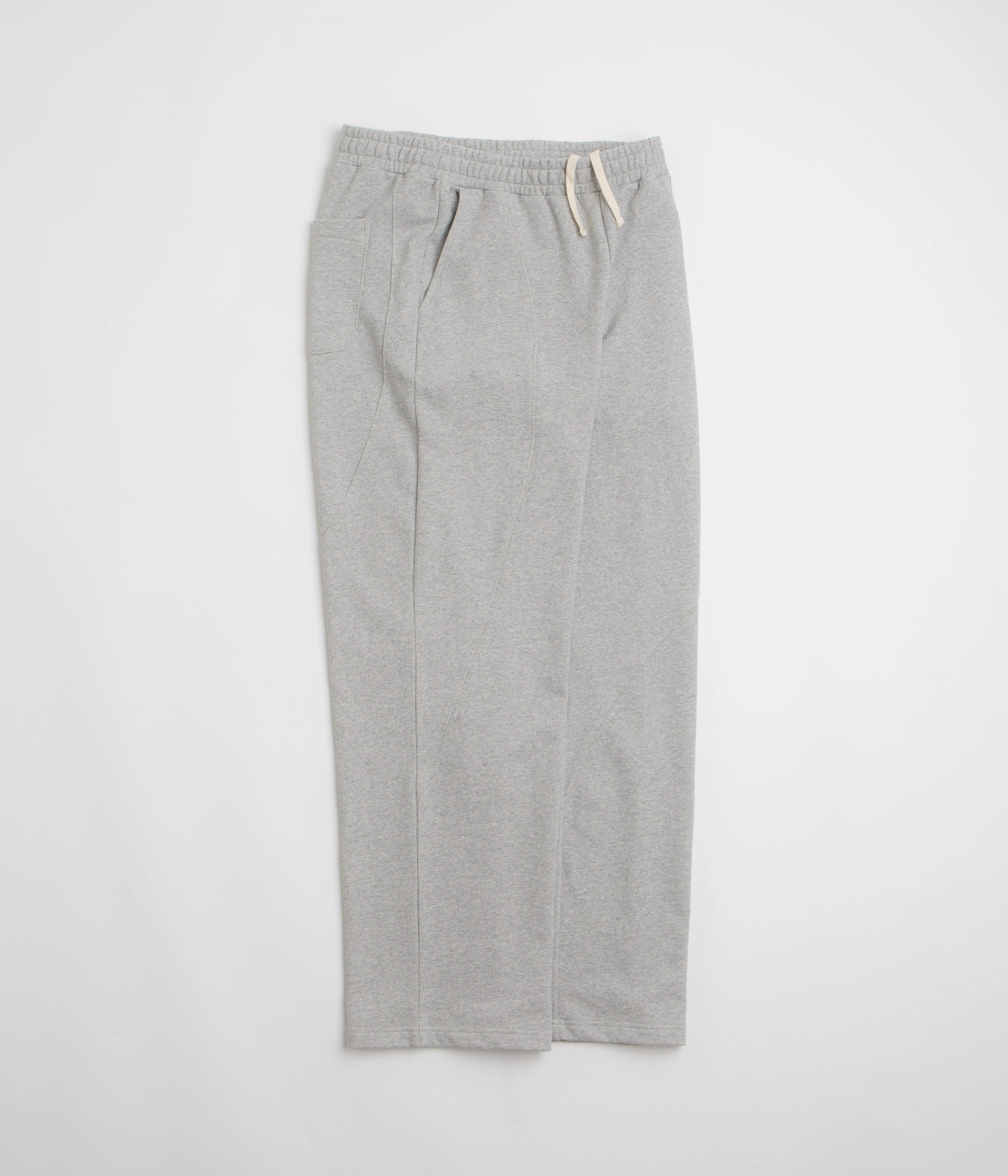 Dime Cyclone French Terry Pants - Heather Grey Bold Design Adjustable loop