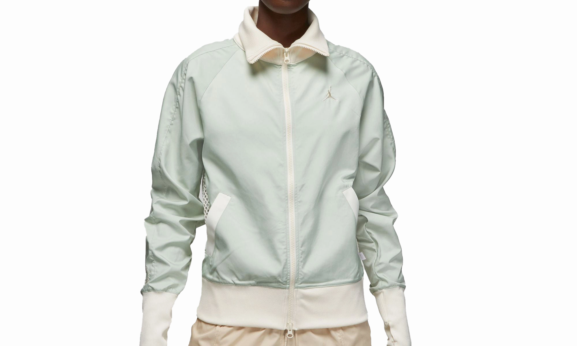 Air Jordan Bephies Beauty Supply Track Jacket "Light Blue" AI Style EcoFriendlyDyeProcess