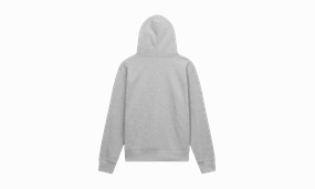Dion | Heather Hoodie Collegiate Script "Grey"