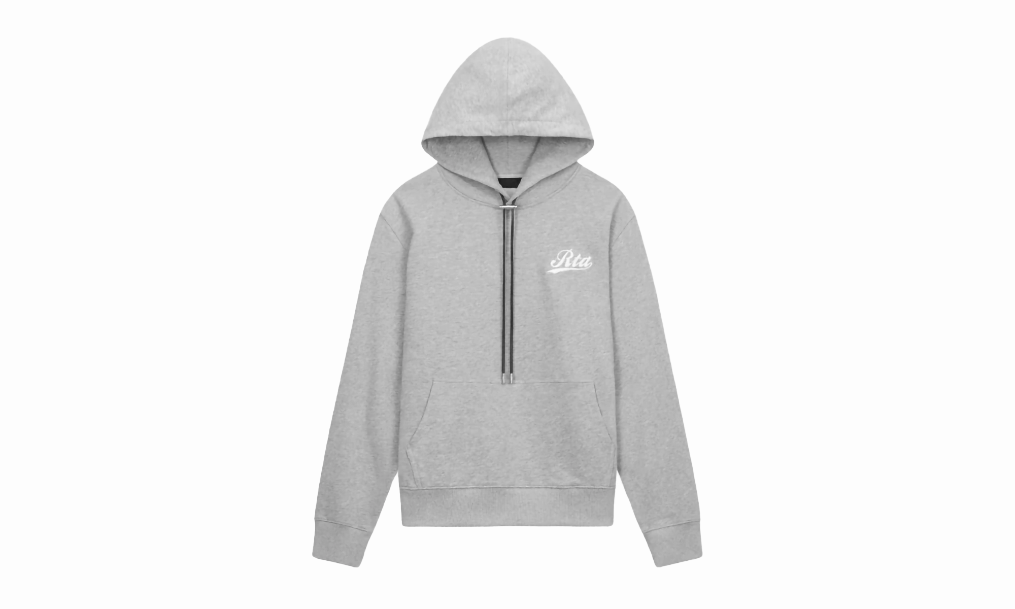 Dion | Heather Hoodie Collegiate Script "Grey"