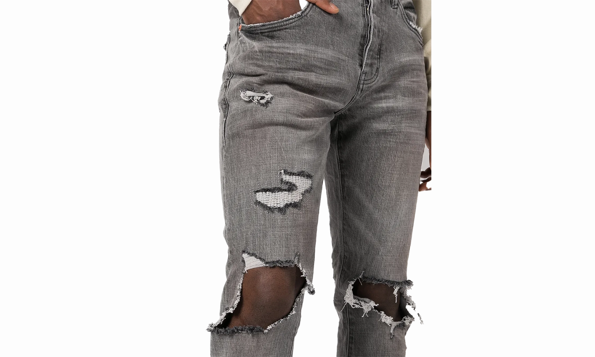 Holiday Vibes High Quality Distress Jeans