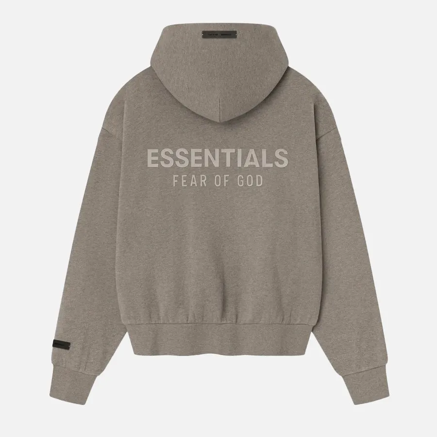 RecycledPolyester CLASSIC FULL ZIP HOODIE - HOMESTEAD HEATHER