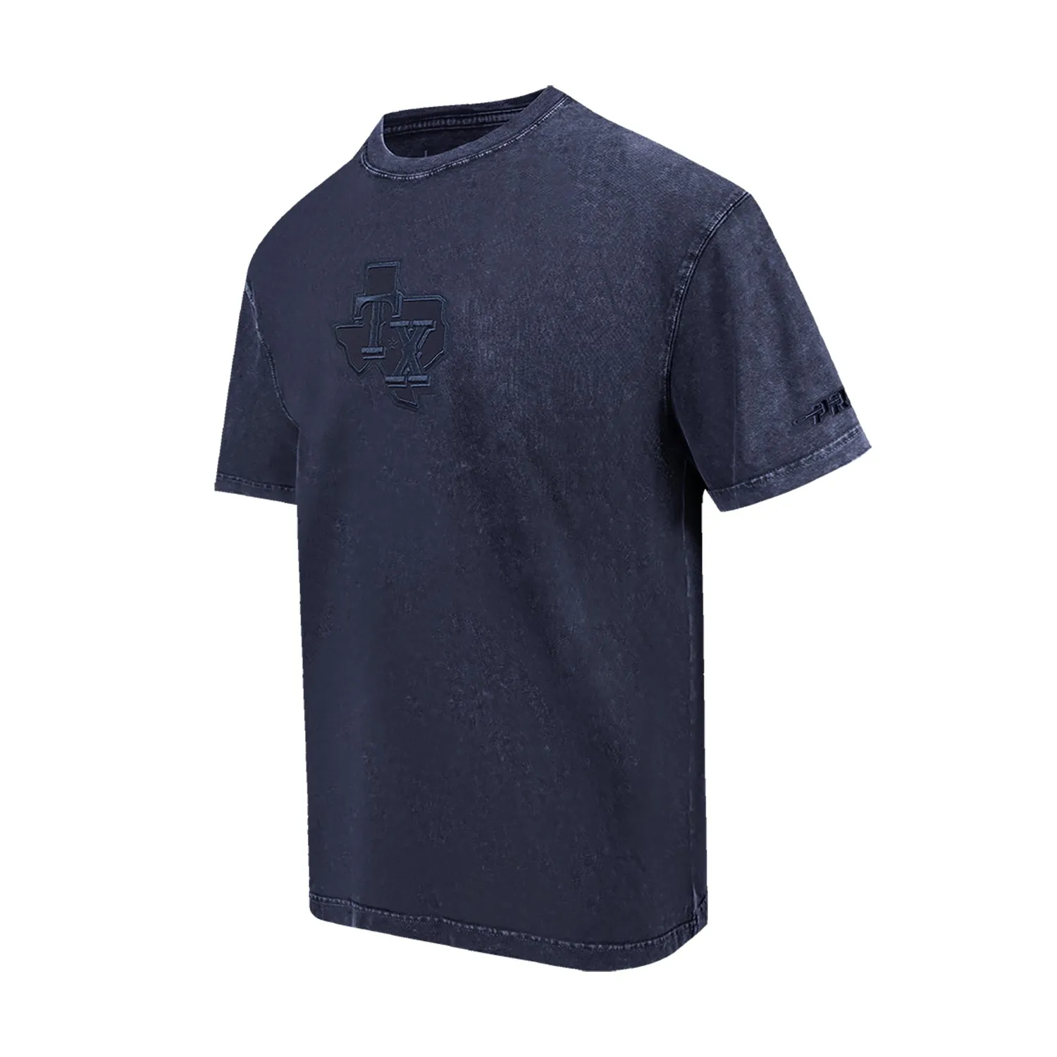 Gloss Fit UltraSoft Texture Texas Rangers Washed Crew -Mens