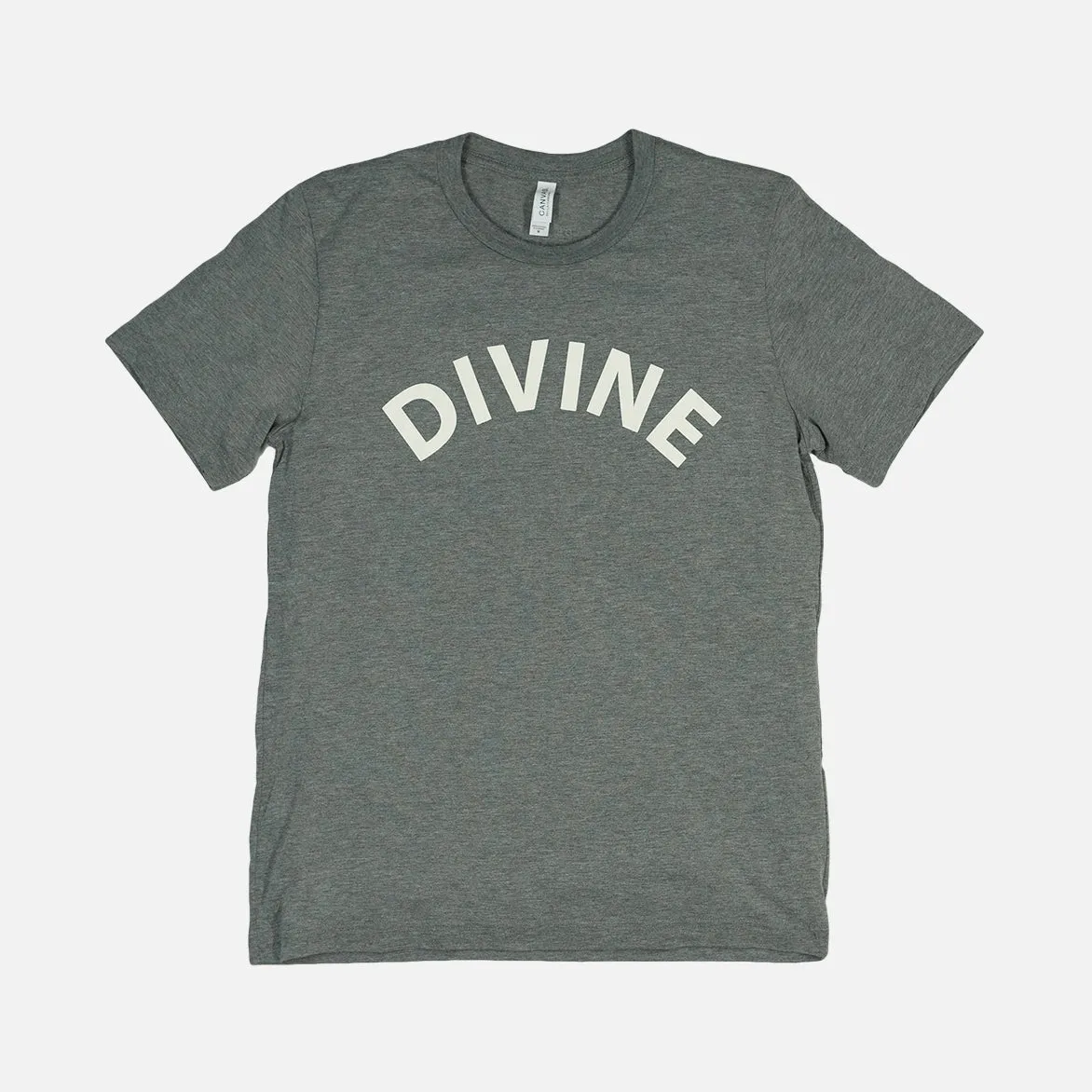 Easy Wash TaglessLabel DIVINE TEE - GREY