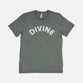 Easy Wash TaglessLabel DIVINE TEE - GREY