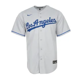 Dodgers Nike Replica Away Jersey - Mens Gentle Power LightweightTextile