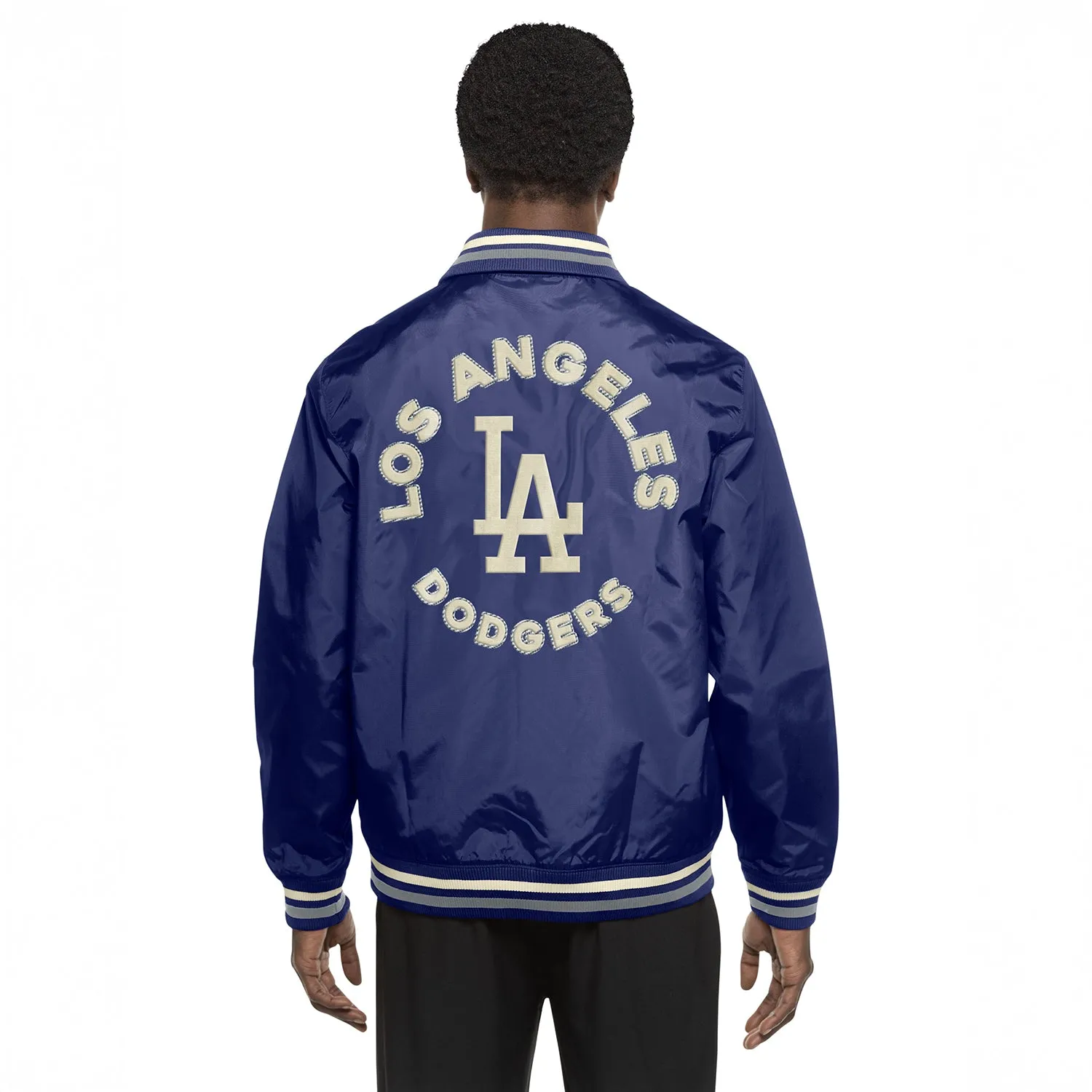 Dodgers Snap Front Jacket - Mens Royal Ease