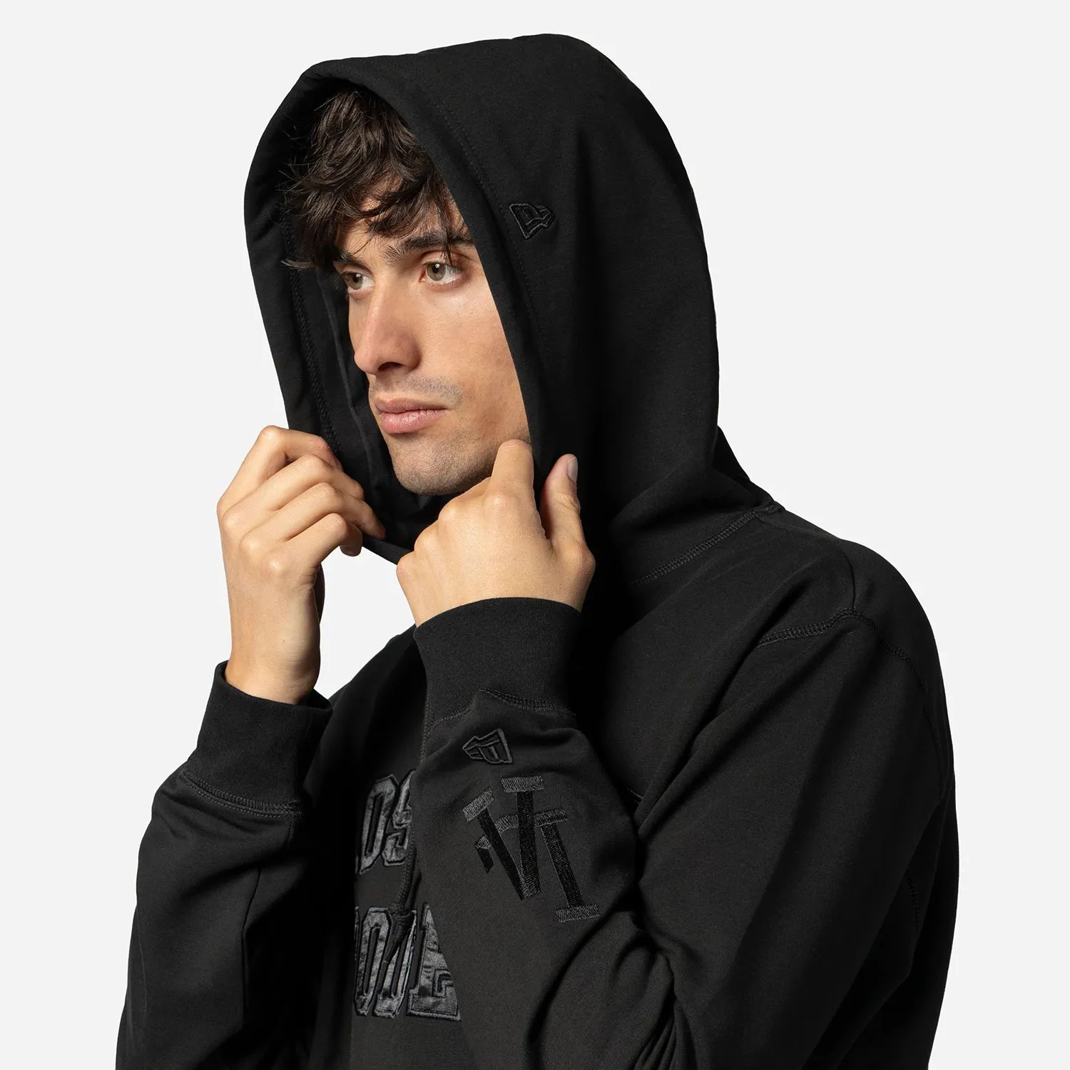 NonBindingCollar Dodgers Triple Black PO Hoody - Mens