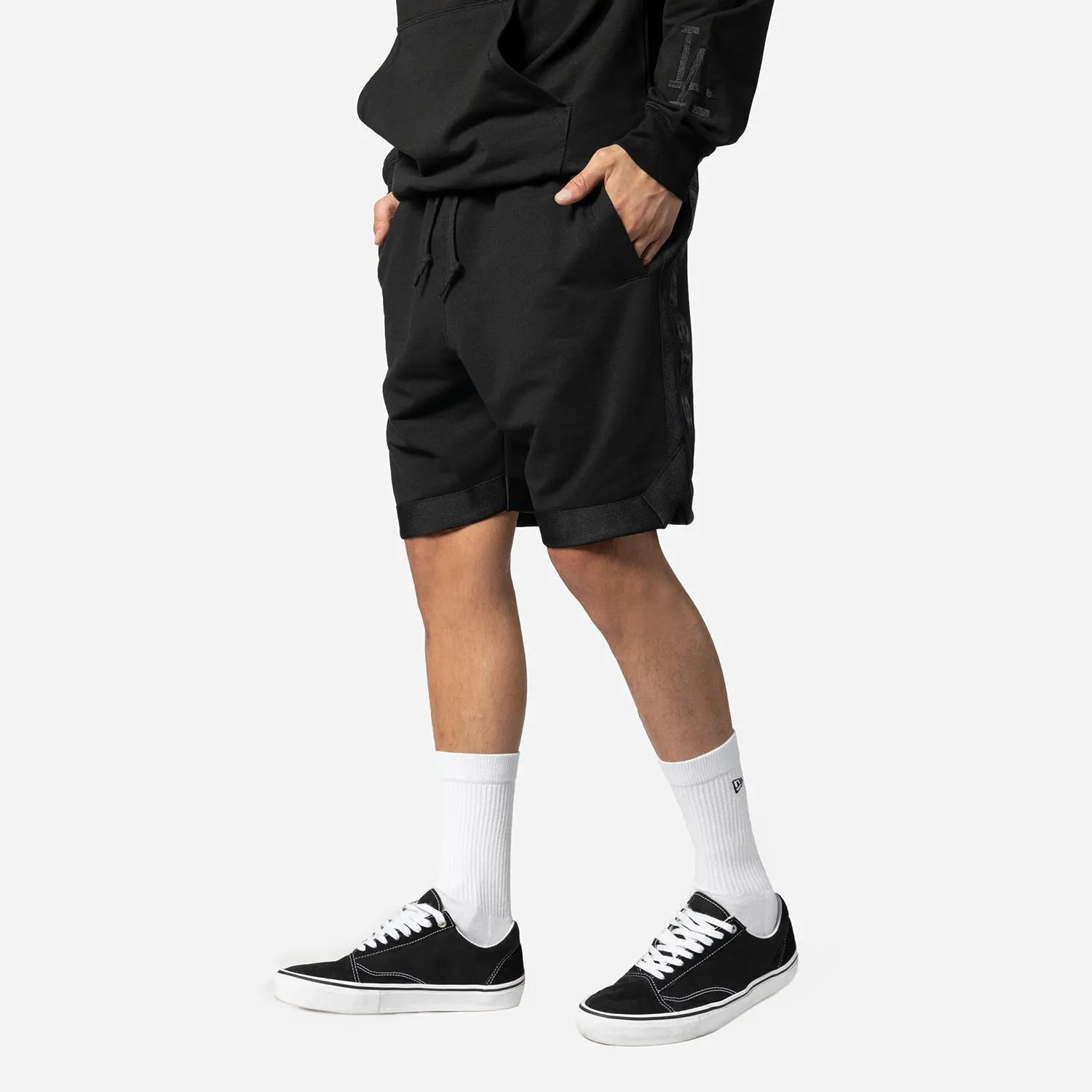 Dodgers Triple Black Shorts - Mens Glass Fit