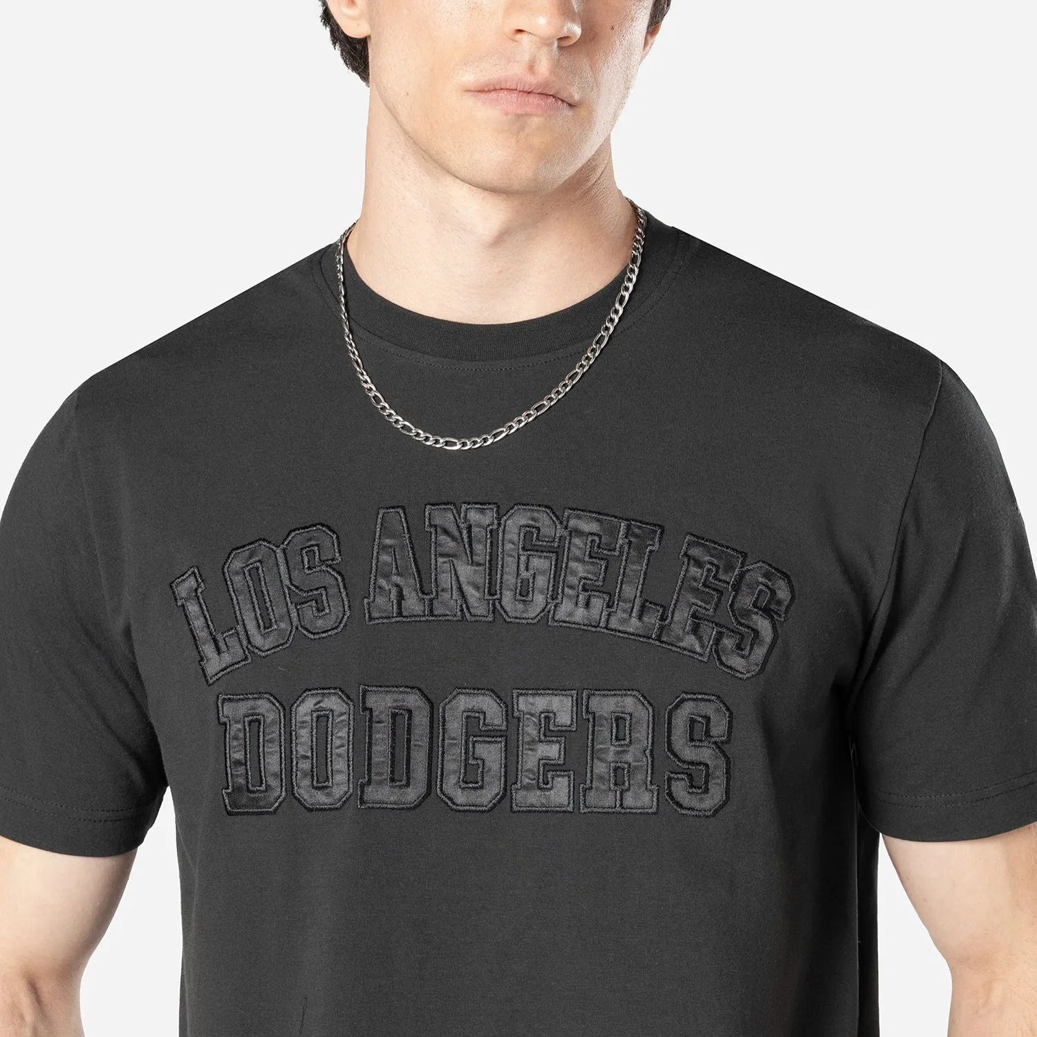 Dodgers Triple Black Tee - Mens Icon Glow