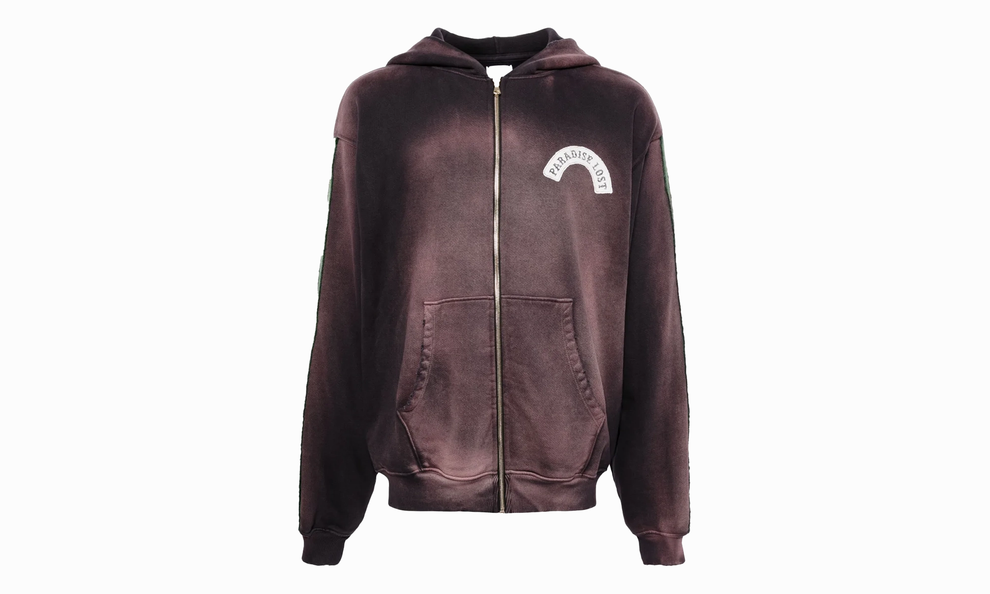 Donny zip up-cotton hoodie "Moonstone"