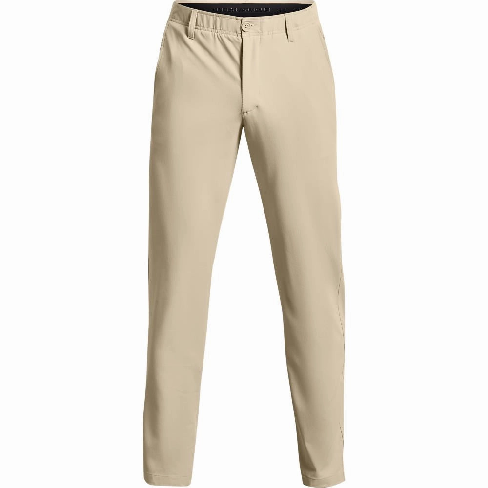 Drive Tapered Fit Trousers Khaki Base Stain Resistant Weave Tapered Leg Design