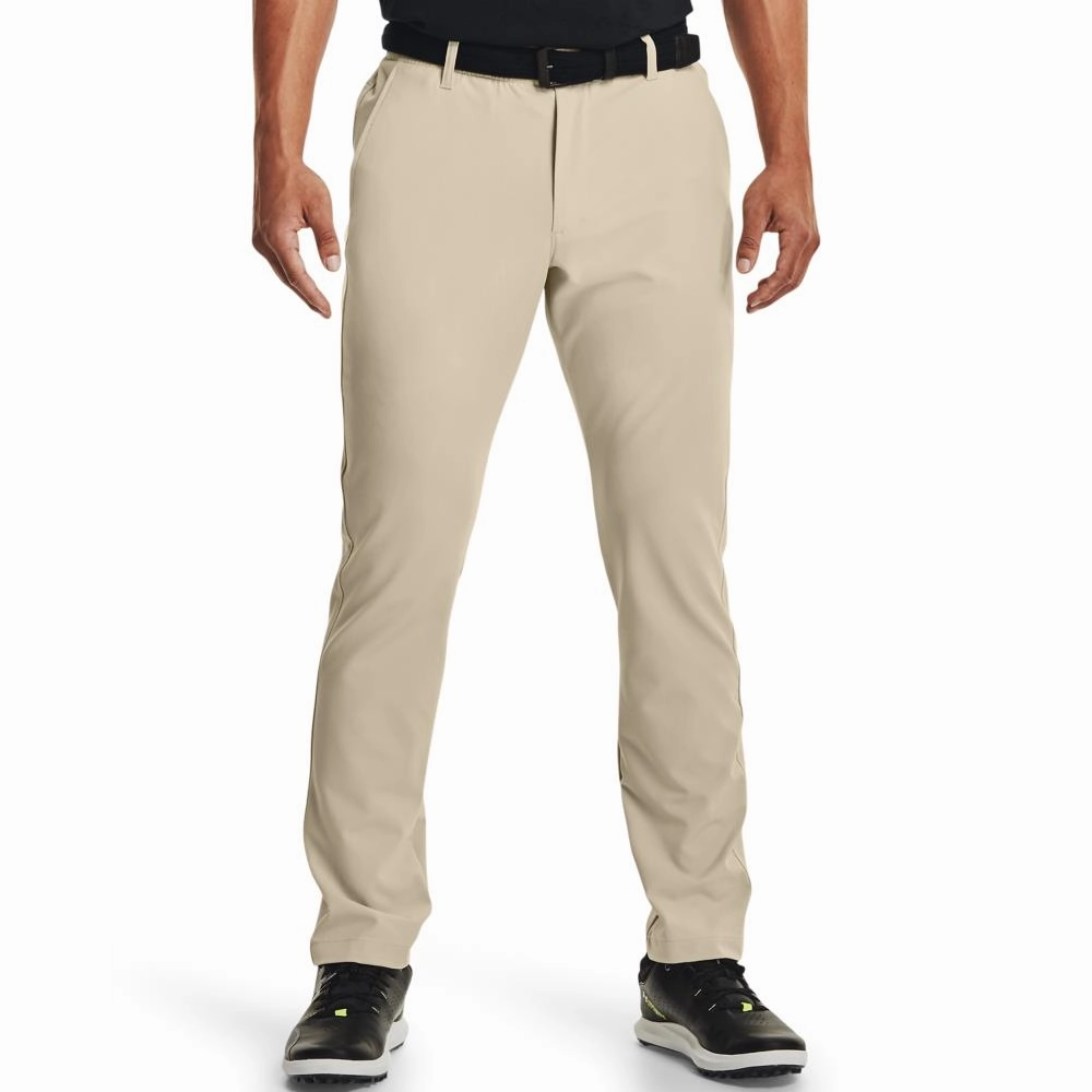 Rayon drape BreathableMaterial Drive Tapered Fit Trousers Khaki Base
