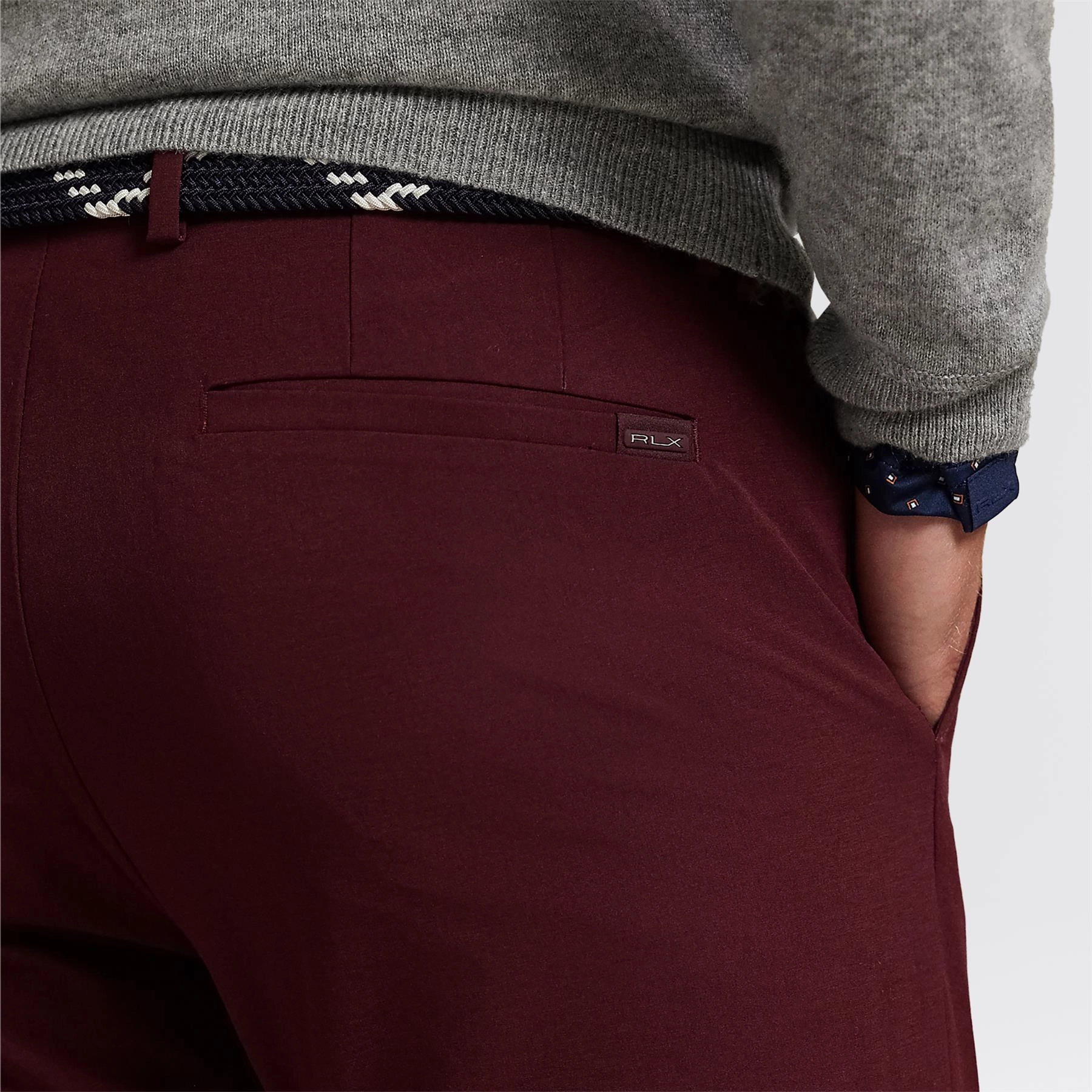 Wrinklefree stain guard RLX Slim Fit Performance Trousers Rich Ruby