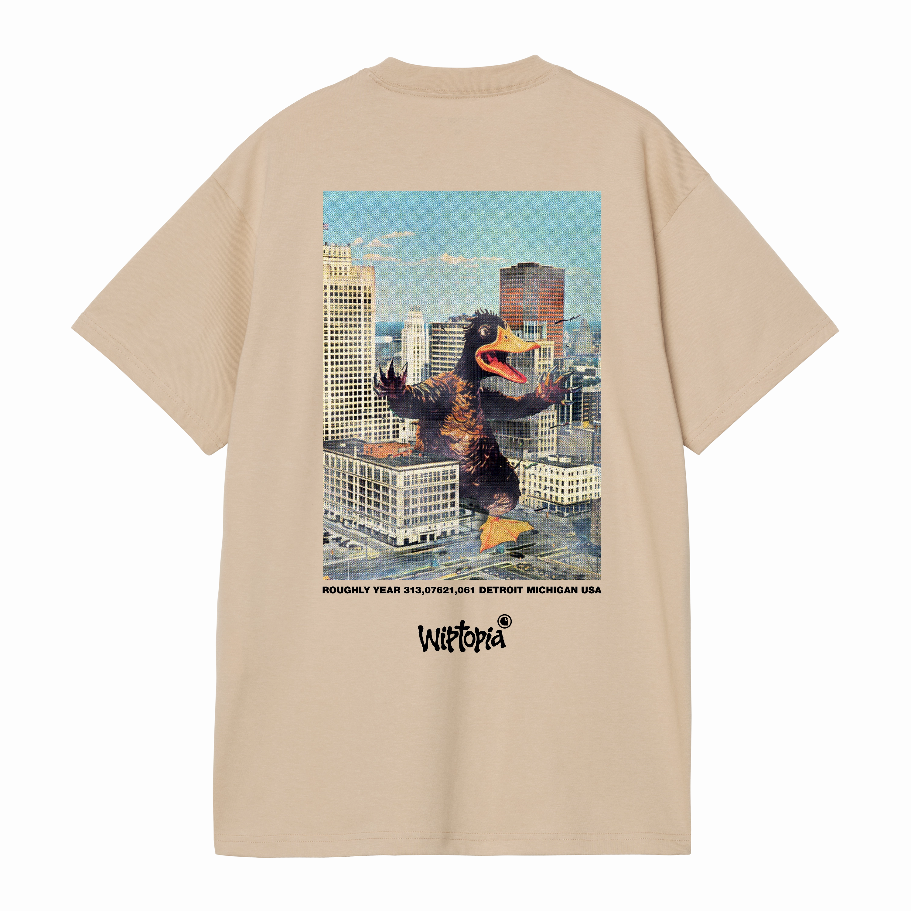Carhartt WIP S/S Wiptopia T-Shirt Abrasion Resistant Edges Geometric Print