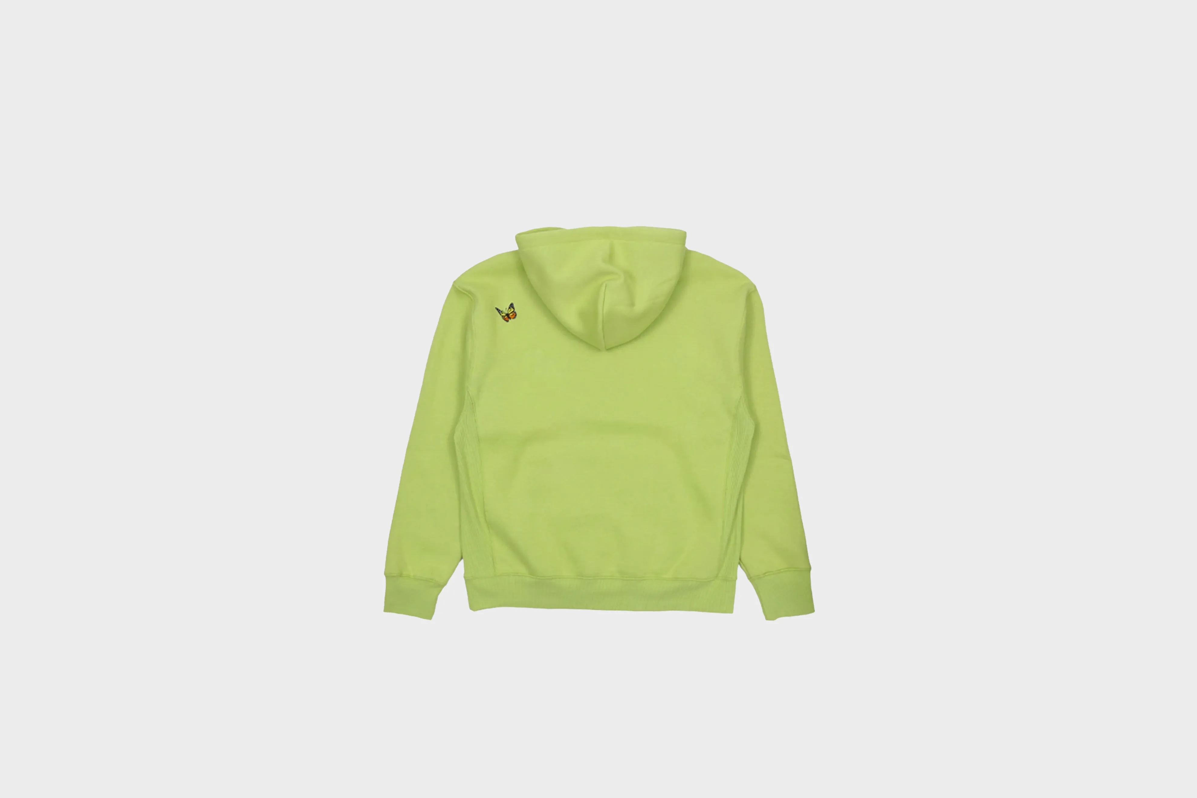 Summer Air Felt - Butterfly Embroidered Hoodie (Sage)