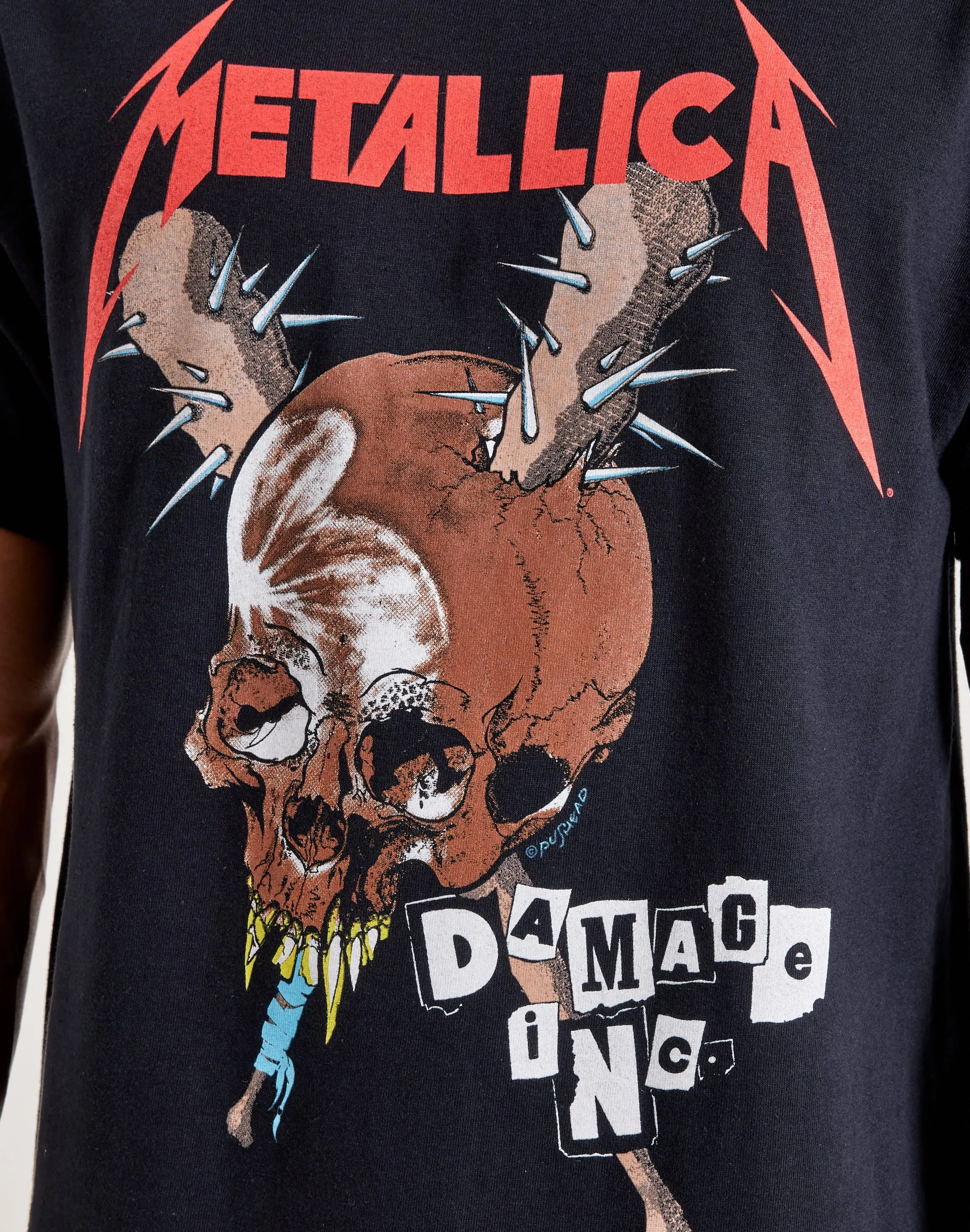 Clear Tone Merch Traffic Metallica Damage Inc. Tour Tee