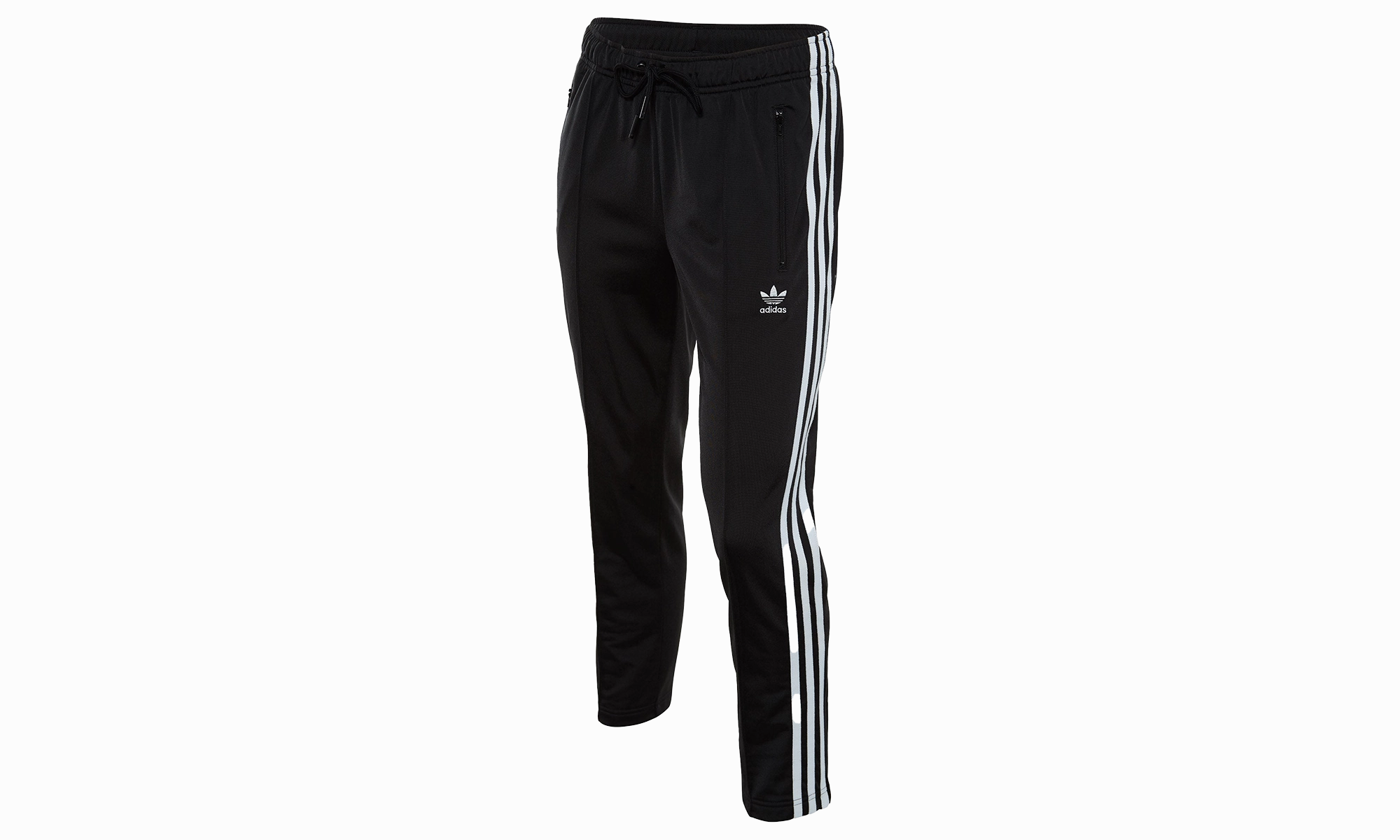 Breathable fabric Cigarette Pant Womens Style "Black Noir"