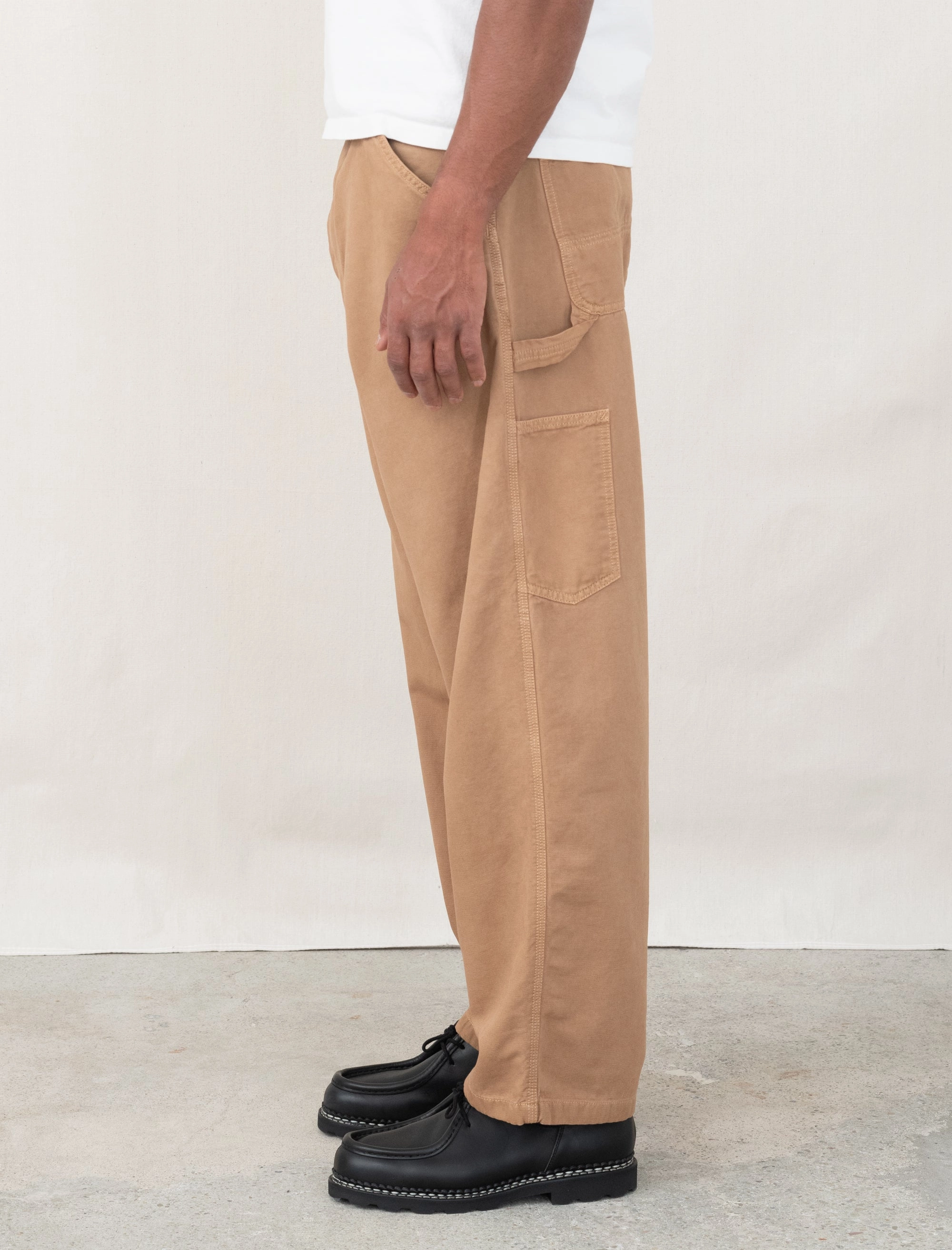 Stylish Waistband OG Single Knee Pant (Peanut)