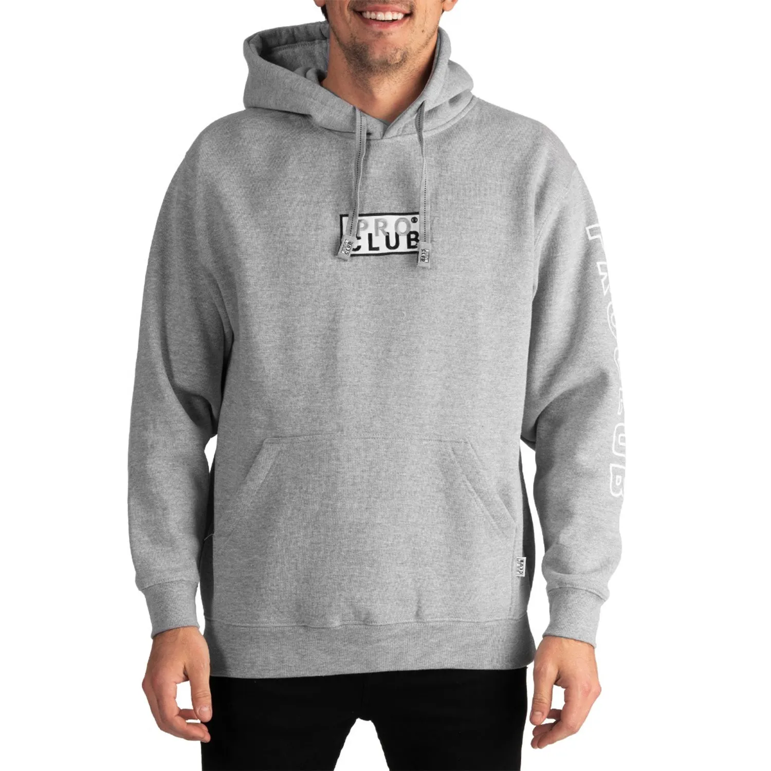 Island Vibe Sun Beam Embroidered Box Logo Hoodie - Mens
