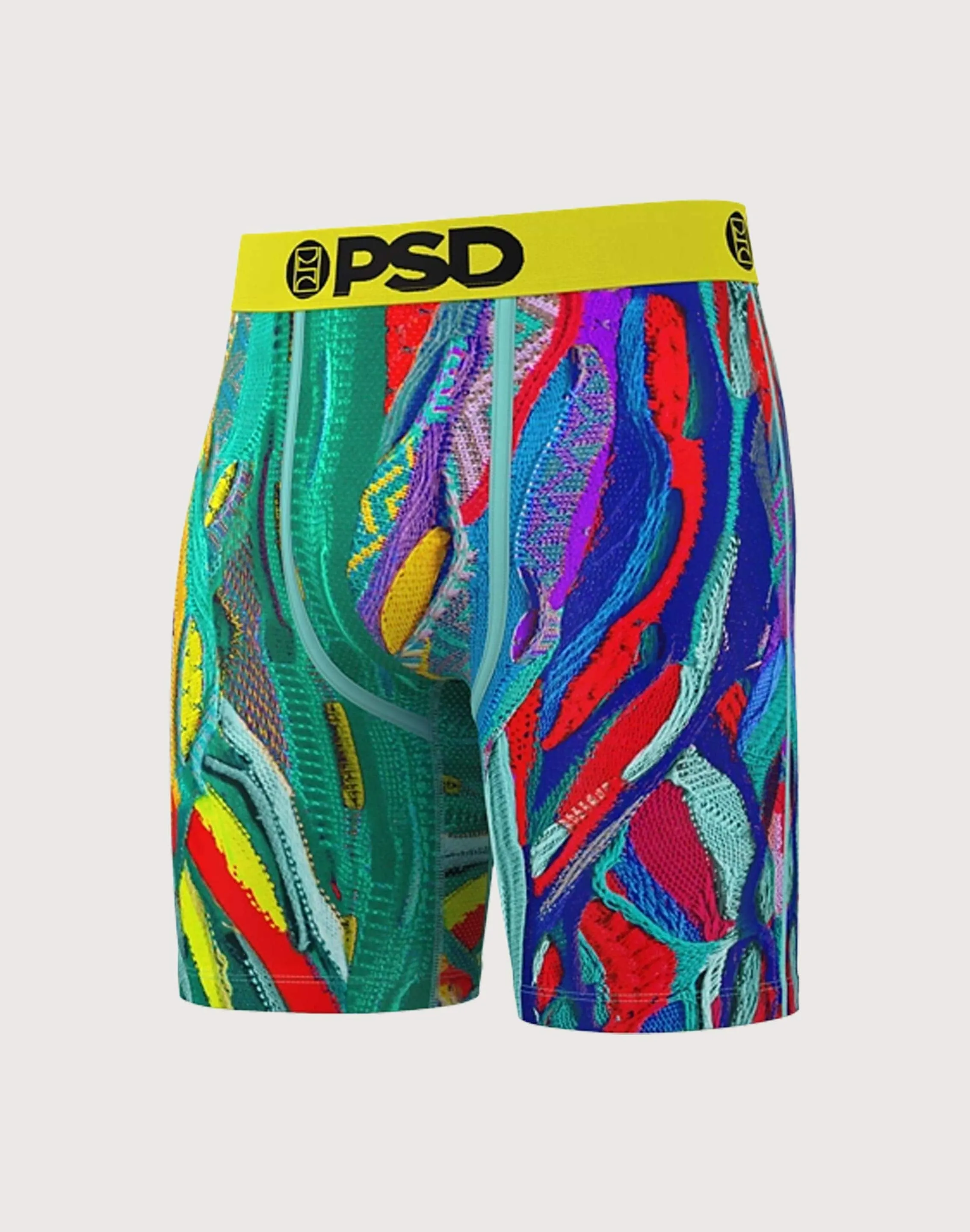 Car Cool All Day Psd Underwear Retro Split Boxer Briefs