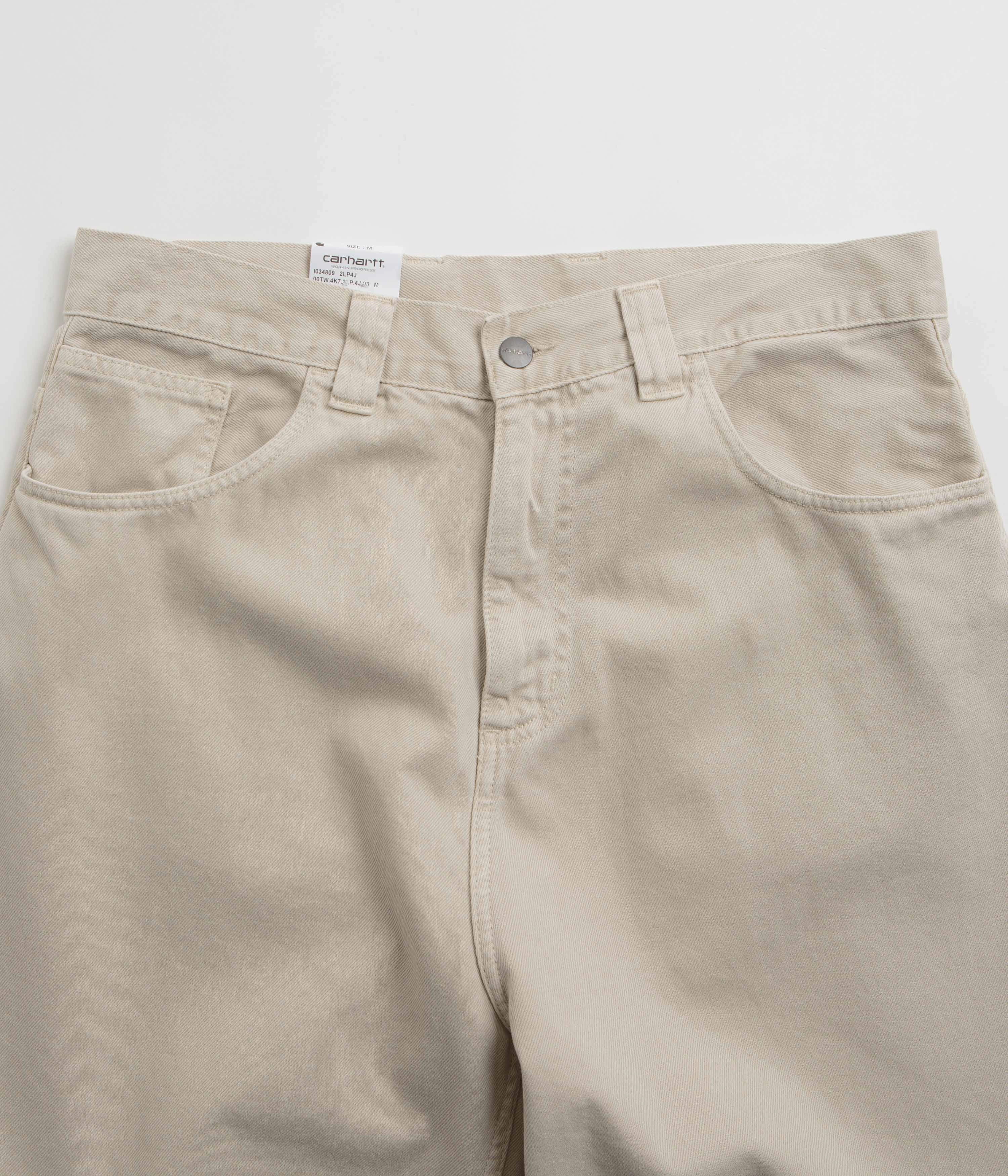 Carhartt Brandon Denim Pants - Fleur De Sel Easy Movement Neutral Tone