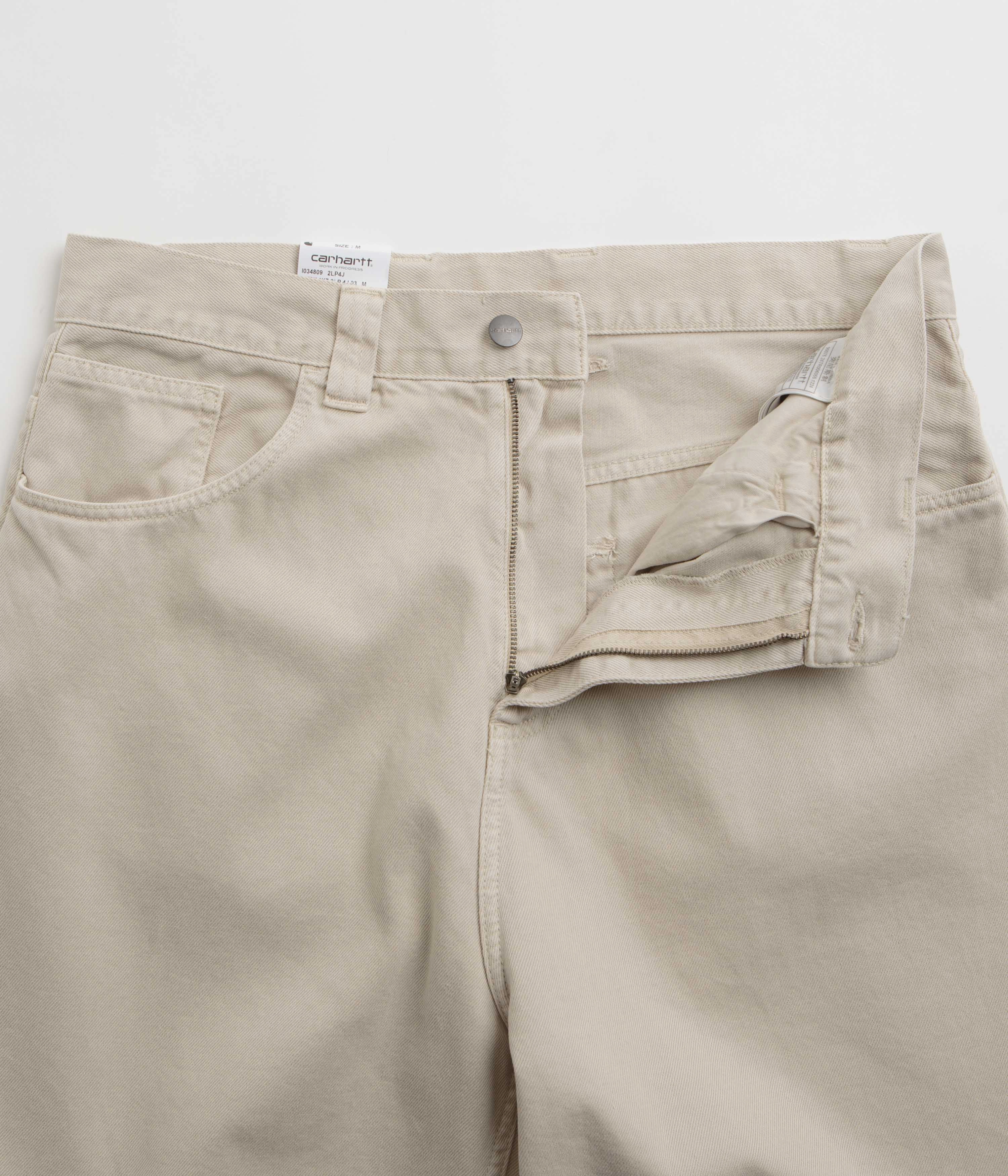 Smart Look ReflectiveTrim Carhartt Brandon Denim Pants - Fleur De Sel