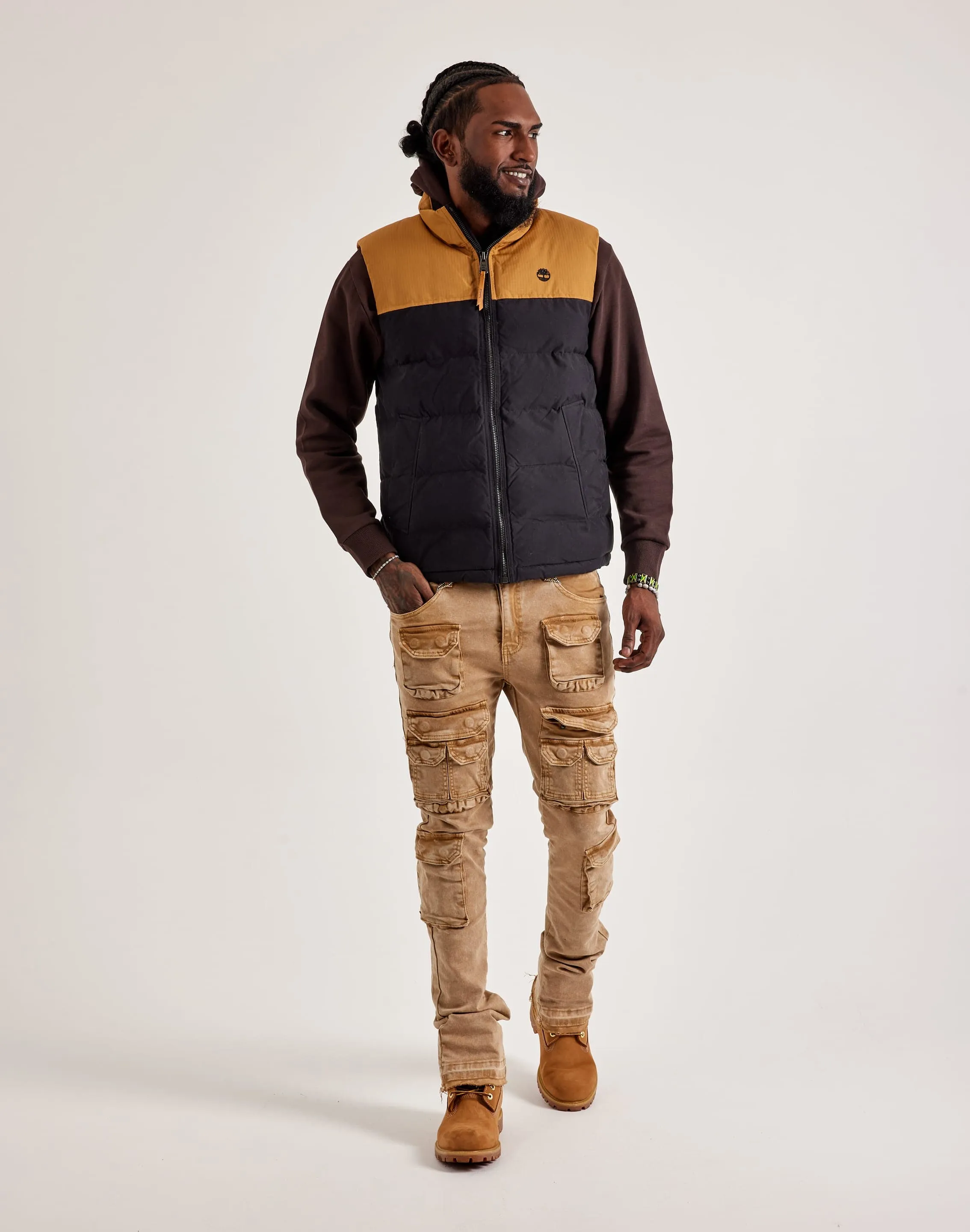 Aerated Seam Placement Wonder Fit Timberland Mount Welch Puffer Vest