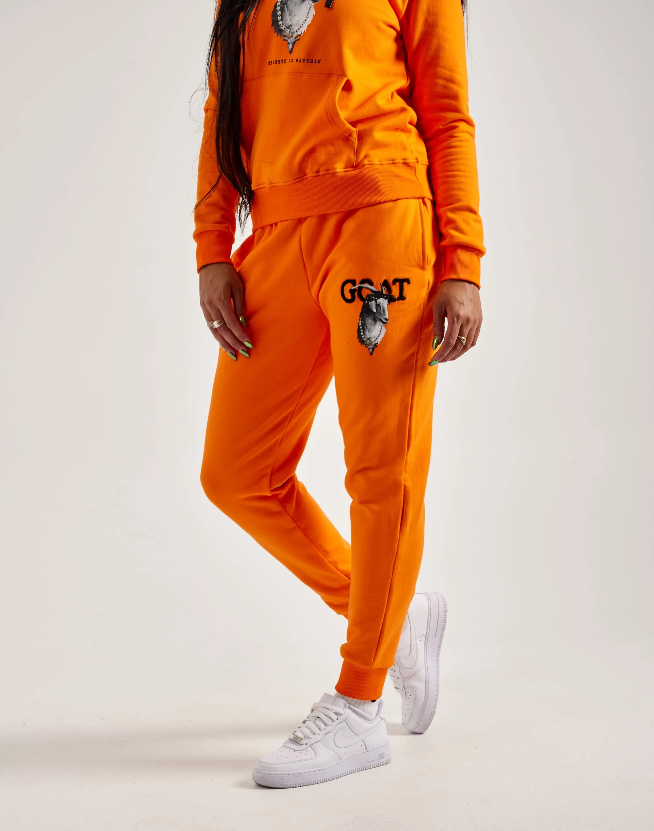Streetz Iz Watchin Goat Fleece Joggers Easy Breath ShockAbsorbent Padding