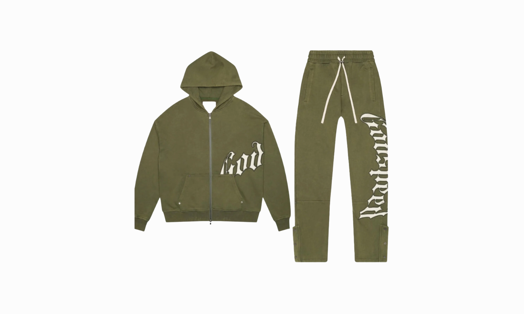 OG Logo Sweatsuit V2 "Olive" OekoTexCertified