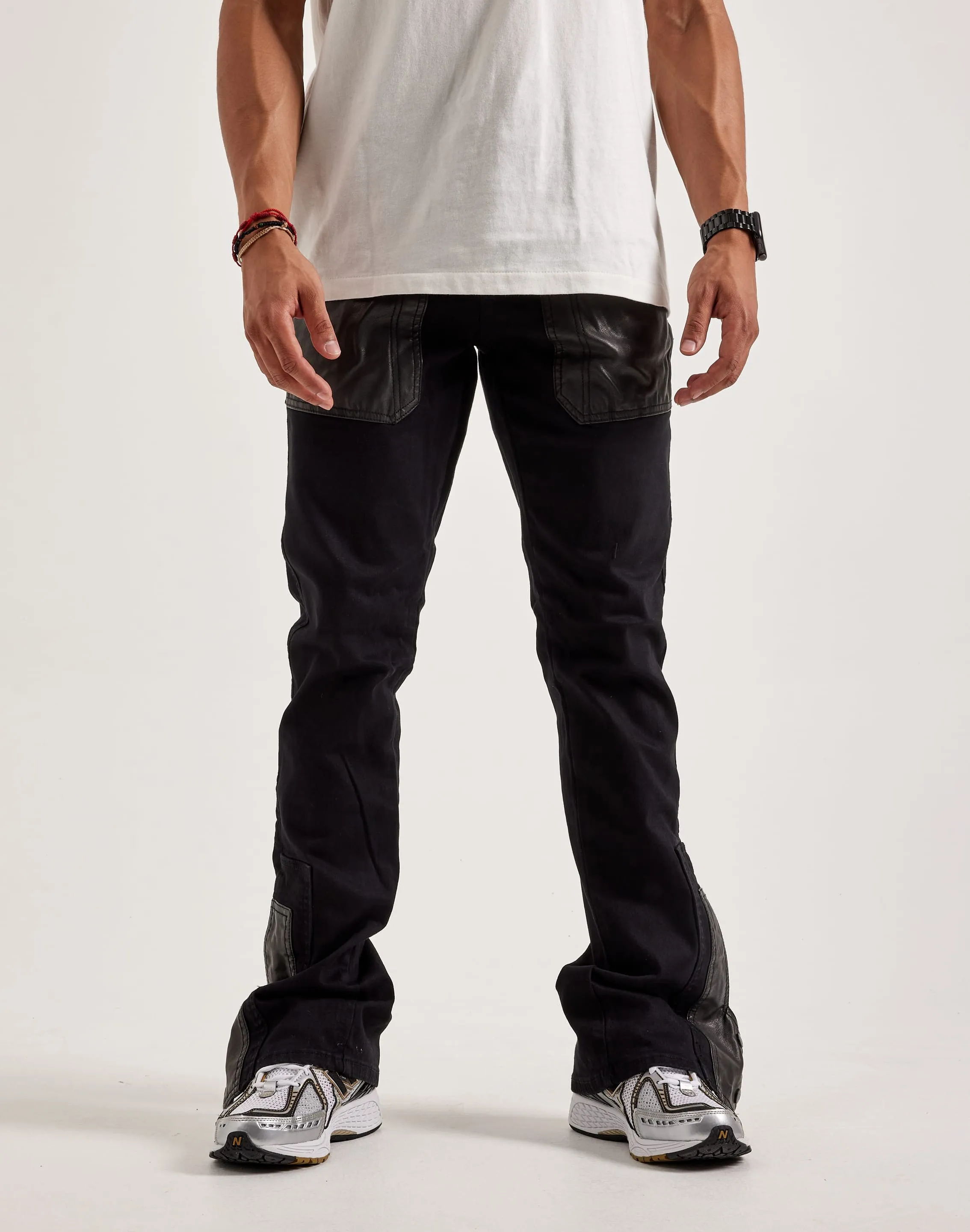 Rare Element Scratch Denim Jeans Village Charm