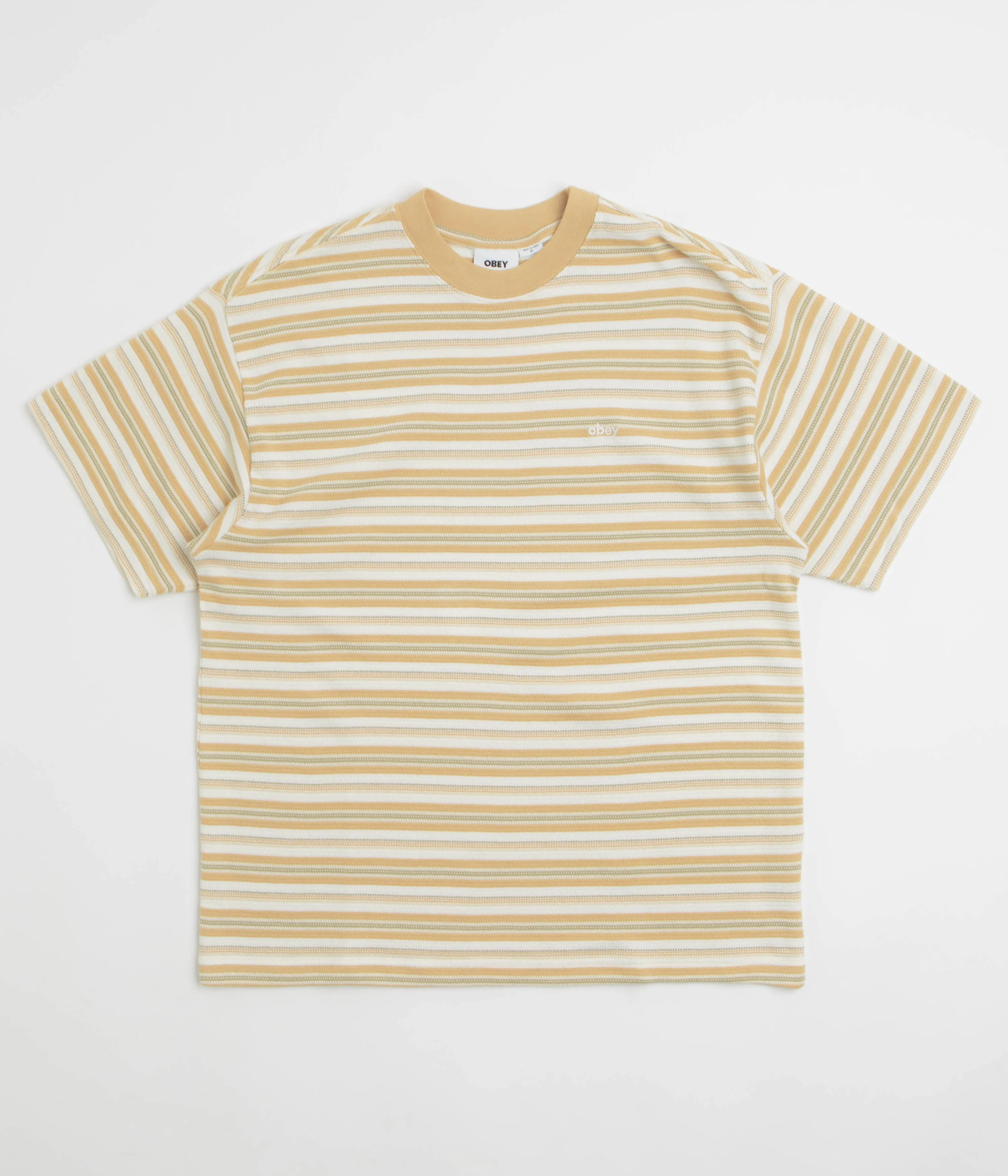 tag Obey Kenny Relaxed T-Shirt - Unbleached Multi