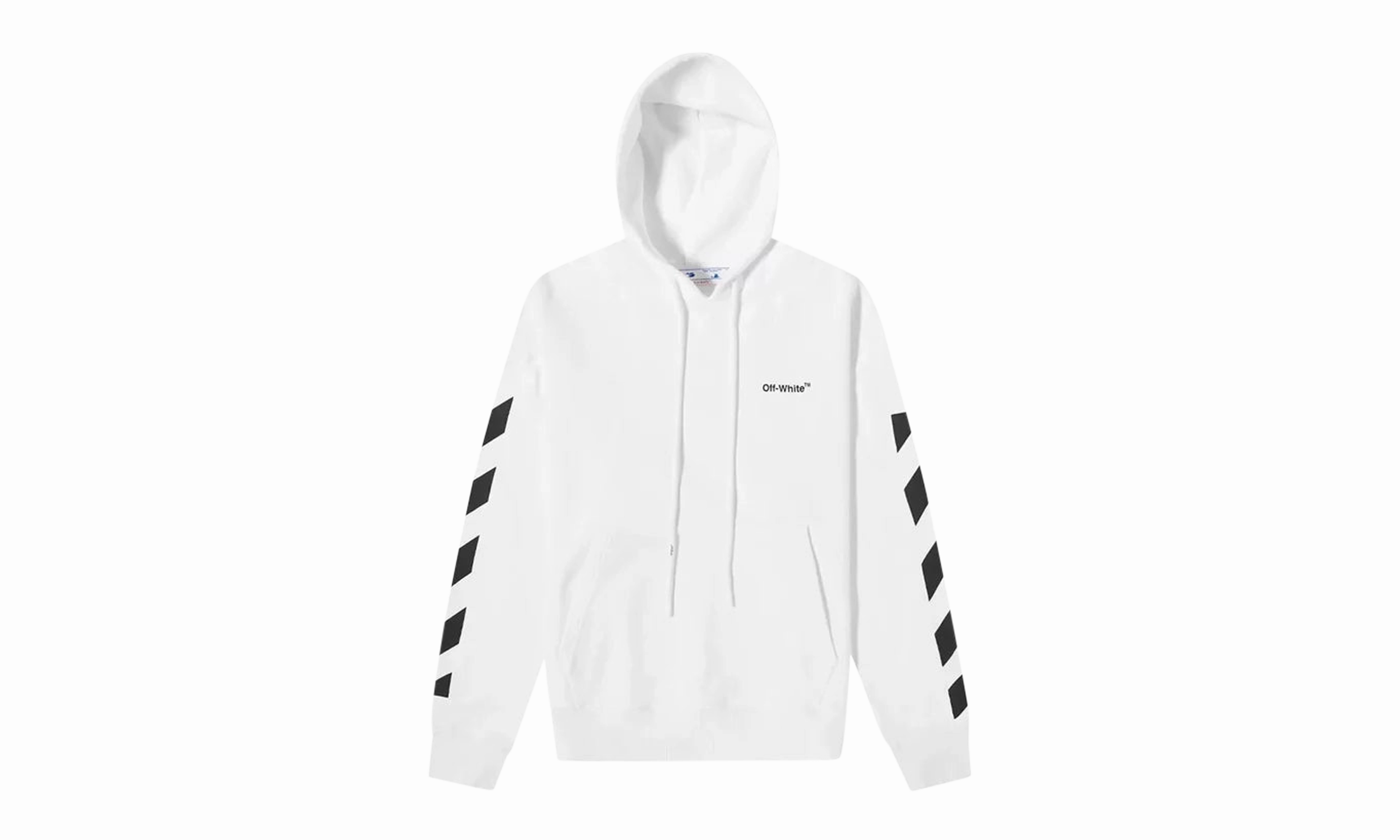 Drag Helvetica Over Hoodie "White/Black"