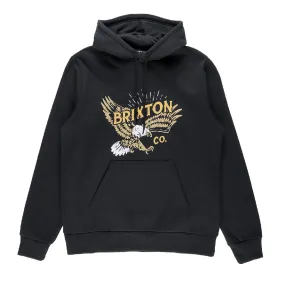 Impala like V neck Brixton Keeler Hoodie - Black