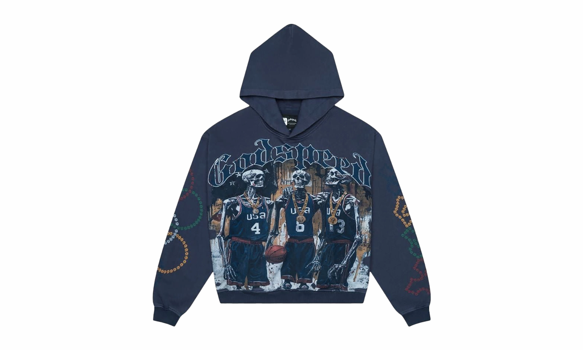 NonChafingEdges DreamTeam '24 Hoodie "Navy Wash"