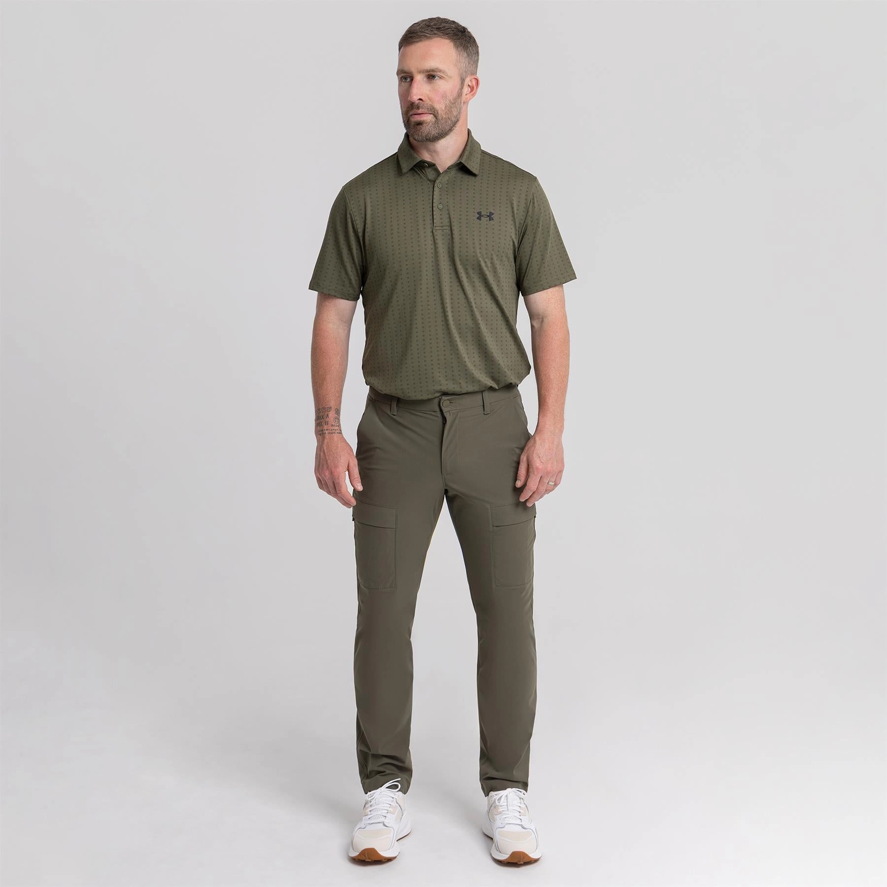 WrinkleResistantMaterial Drive Cargo Pants Marine OD Green/Halo Grey