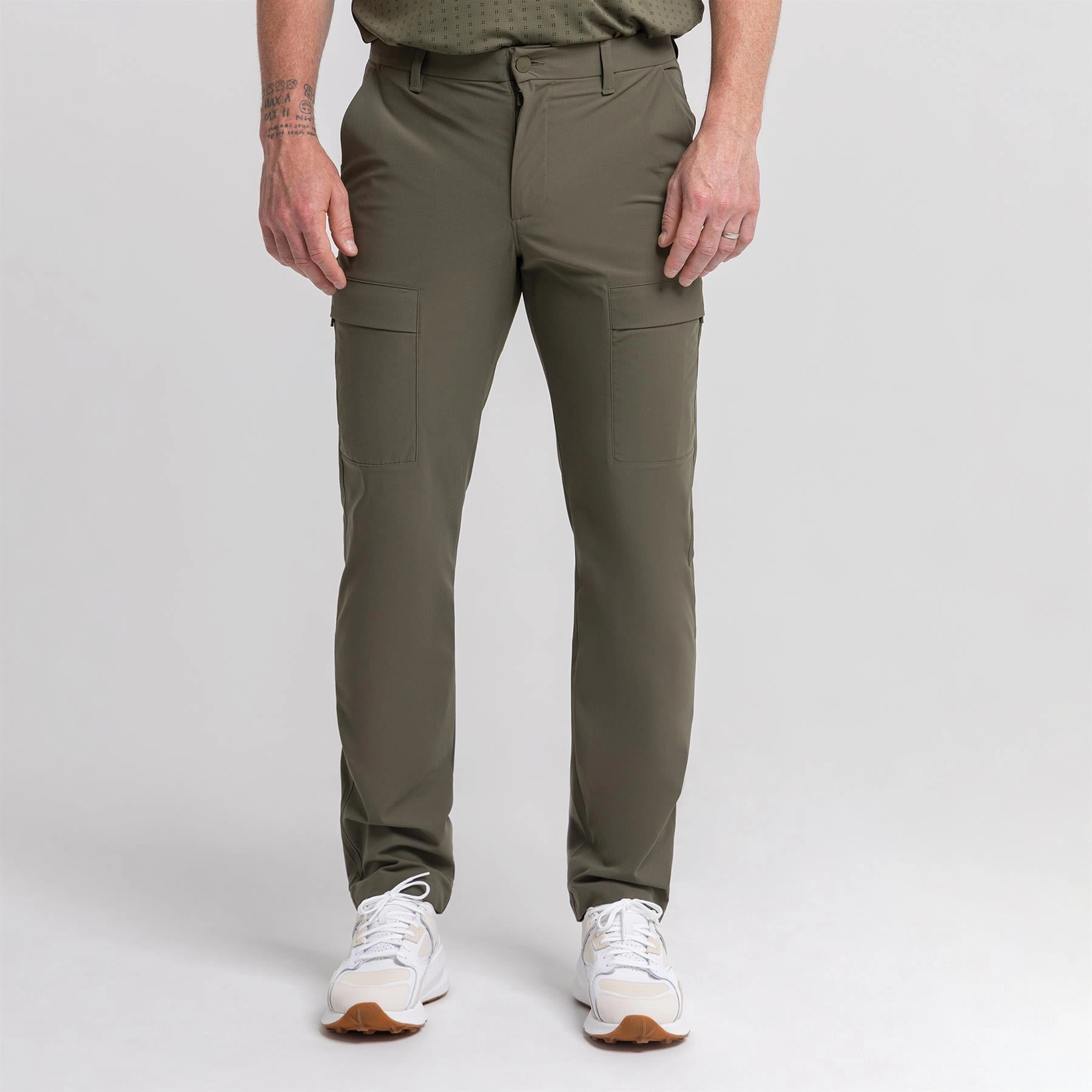Drive Cargo Pants Marine OD Green/Halo Grey Quick Access Zippers Outdoor Comfort