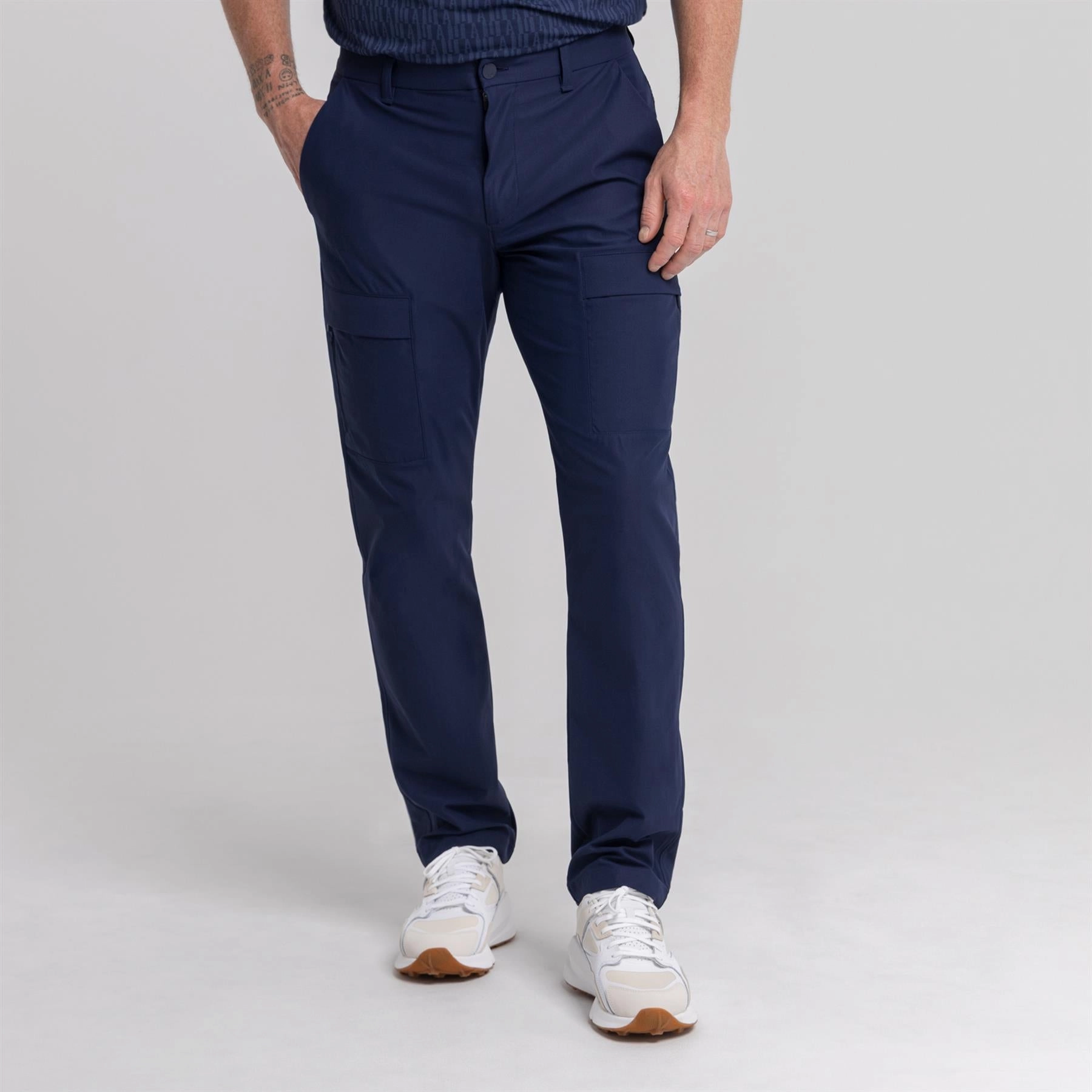 Drive Cargo Pants Midnight Navy/Halo Grey Fashion Forward Low Bulk Design