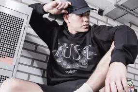 BondedShoulder QuickDryConstruction Sacrifice x Lust Hoodie ??Black Roses??