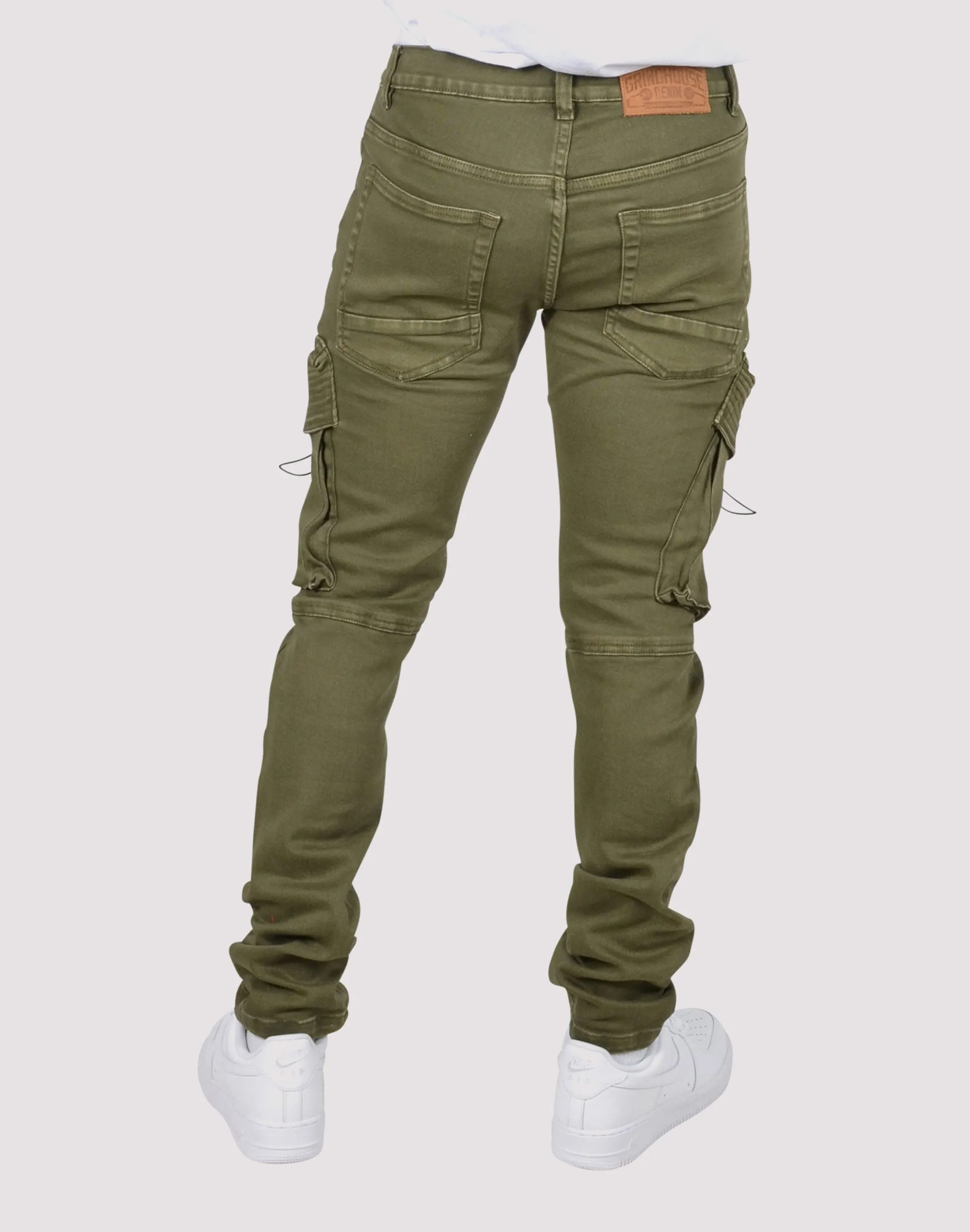 HeavyDuty Zipper Grindhouse Bellow Chord Pocket Denim Jeans