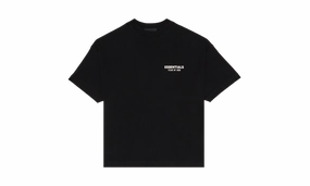 Wool Fit Jersey Crewneck Tee "Black"