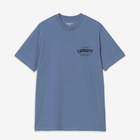 Soft Flow Carhartt | S/S CATALOGUE C LOGO T-SHIRT { BLUE/BLACK