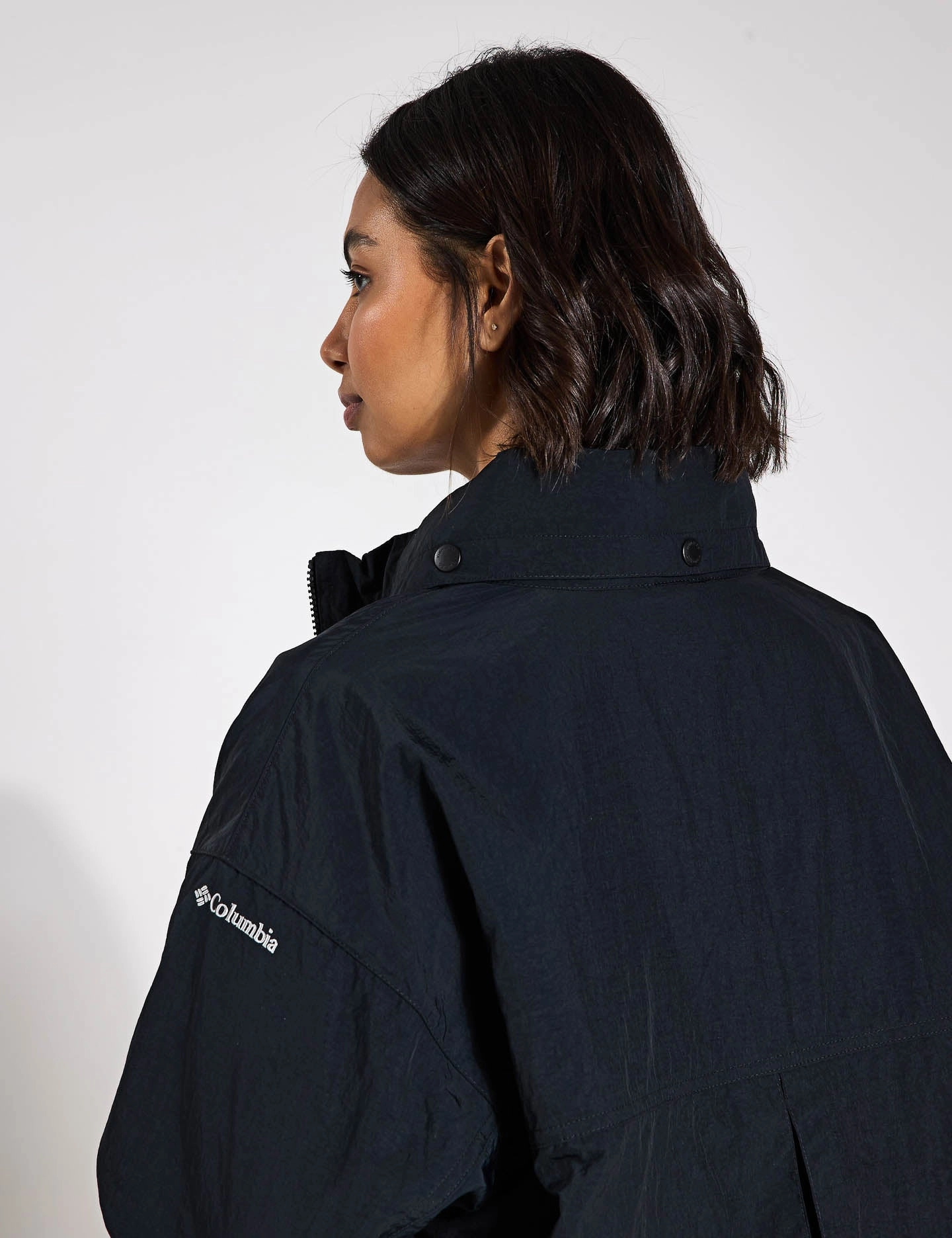 Convertible Style Paracutie II Hooded Windbreaker - Black